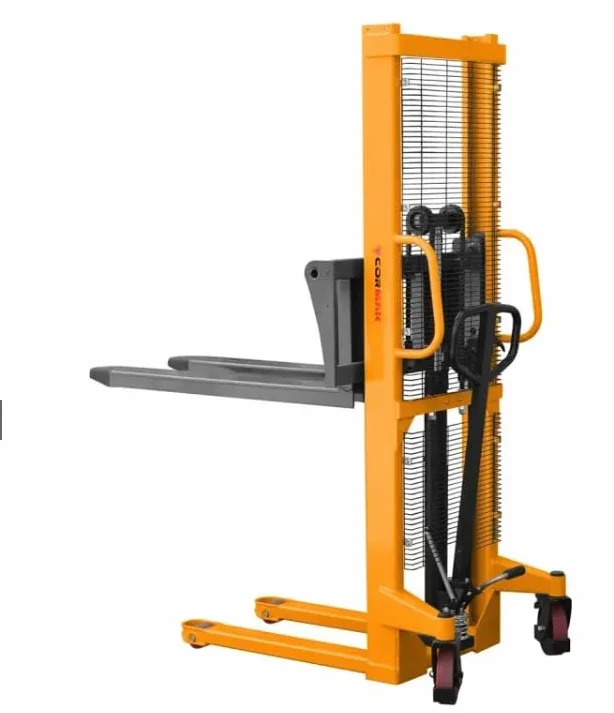 CORMAK WRHS1016 - Apilador de mástil con horquillas ajustables (1000 kg, 1600 mm)