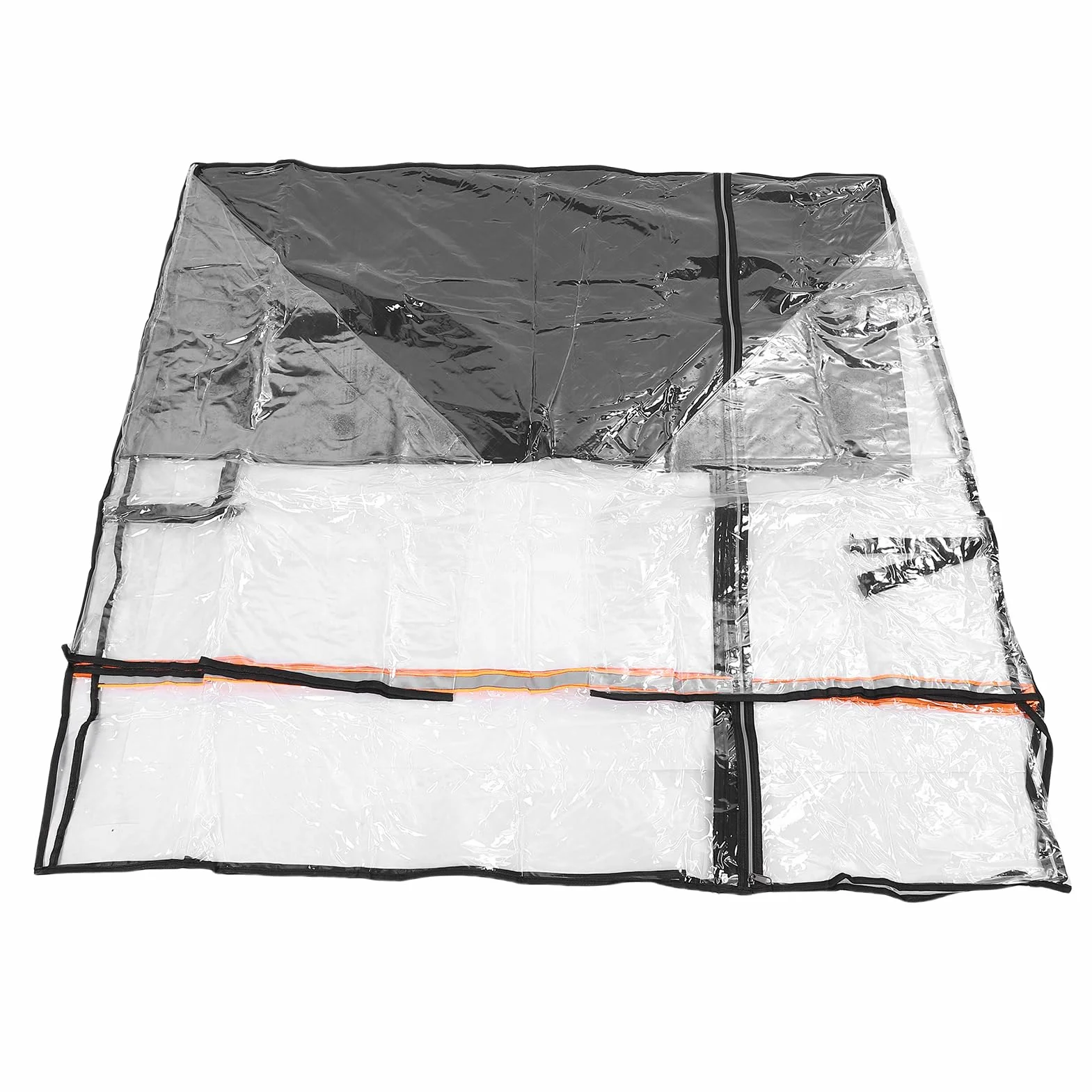 Jiawu Cubierta de Montacargas, Cubierta Transparente para Cabina de Carretilla Elevadora de Tipo Universal, Cobertura de Montacargas para Lluvia, Impermeable, Protección UV Todo Clima