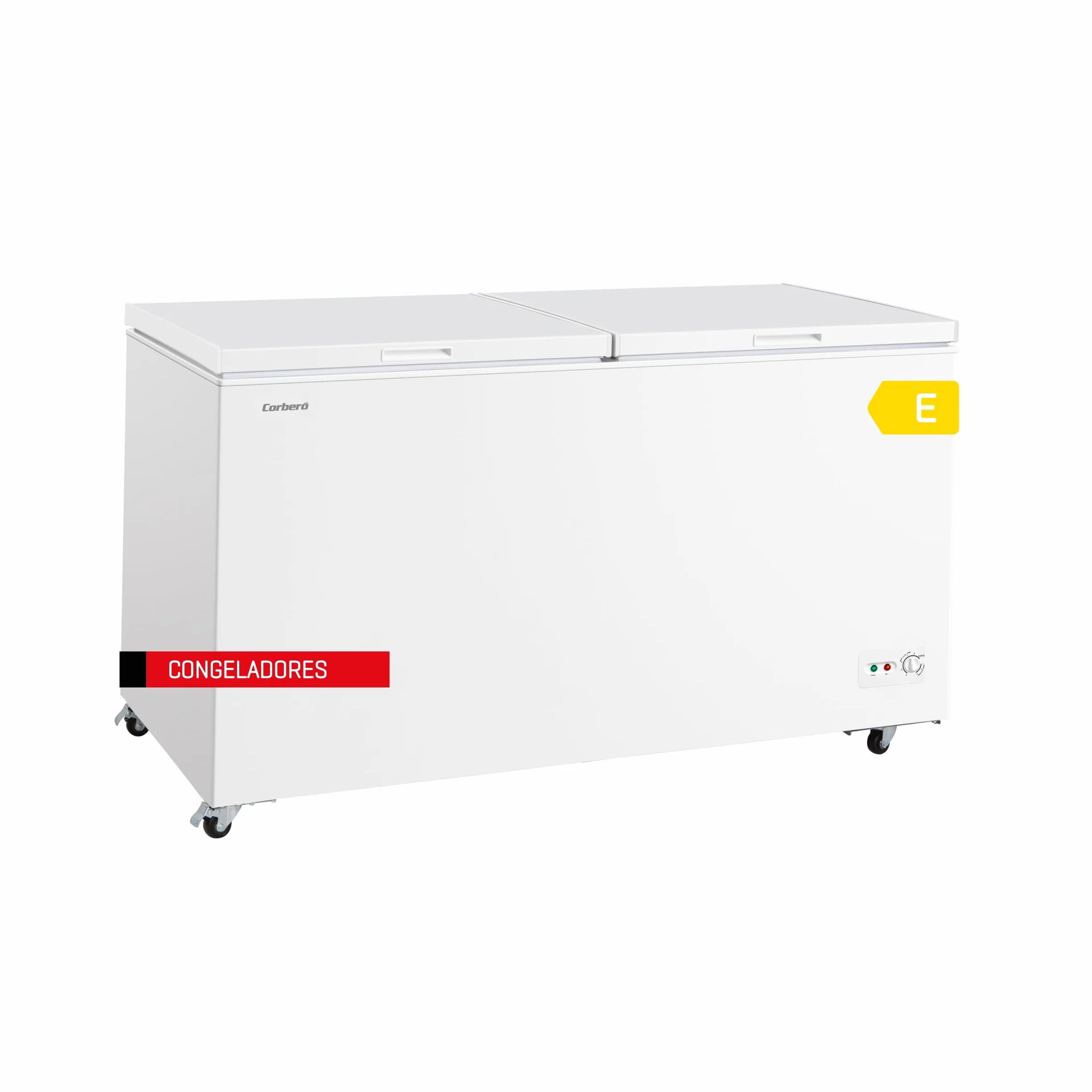 Corberó Congelador Arcón Horizontal CCHM521W 508L 153cm Sistema Dual Blanco