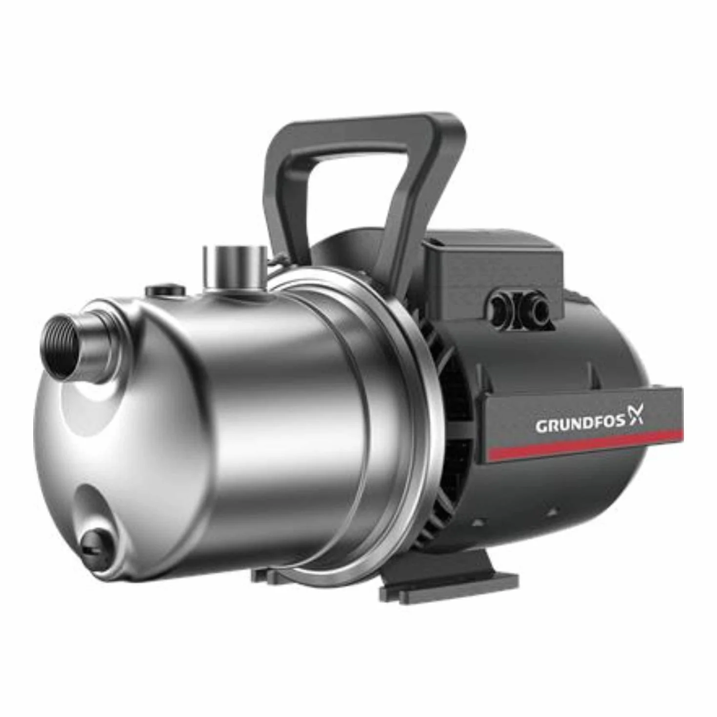 Grundfos Bomba centrífuga monoetapa, 1x230V 50Hz 1,5M, con entrada axial, modelo JP 5-48 S-BBVP, en acero inoxidable, 42,5 x 40,5 x 27,8 centímetros, color gris (referencia: 99458769)