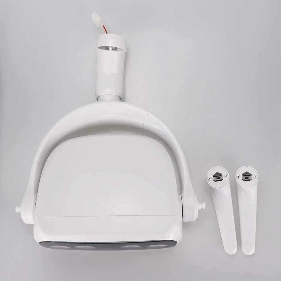 Luz de Examen Bucal Dental, Lámpara de Examen de Funcionamiento con 4 LED de Alta Potencia, Lámpara de Inducción LED Lámpara de Sillón Dental Lámpara de luz Fría Accesori