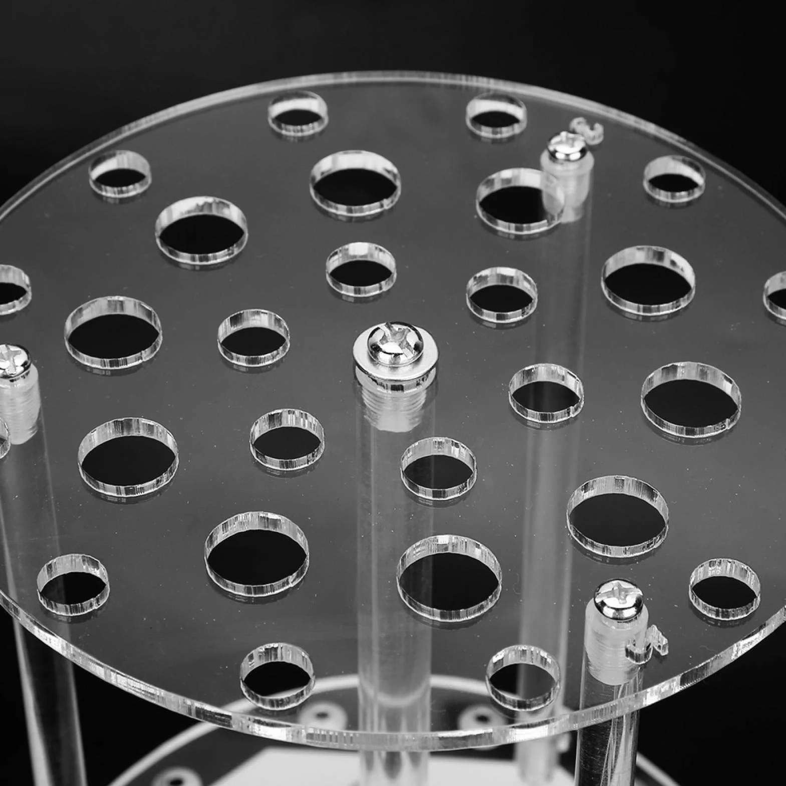 Soporte para pipetas de 28 orificios, equipo de laboratorio portátil