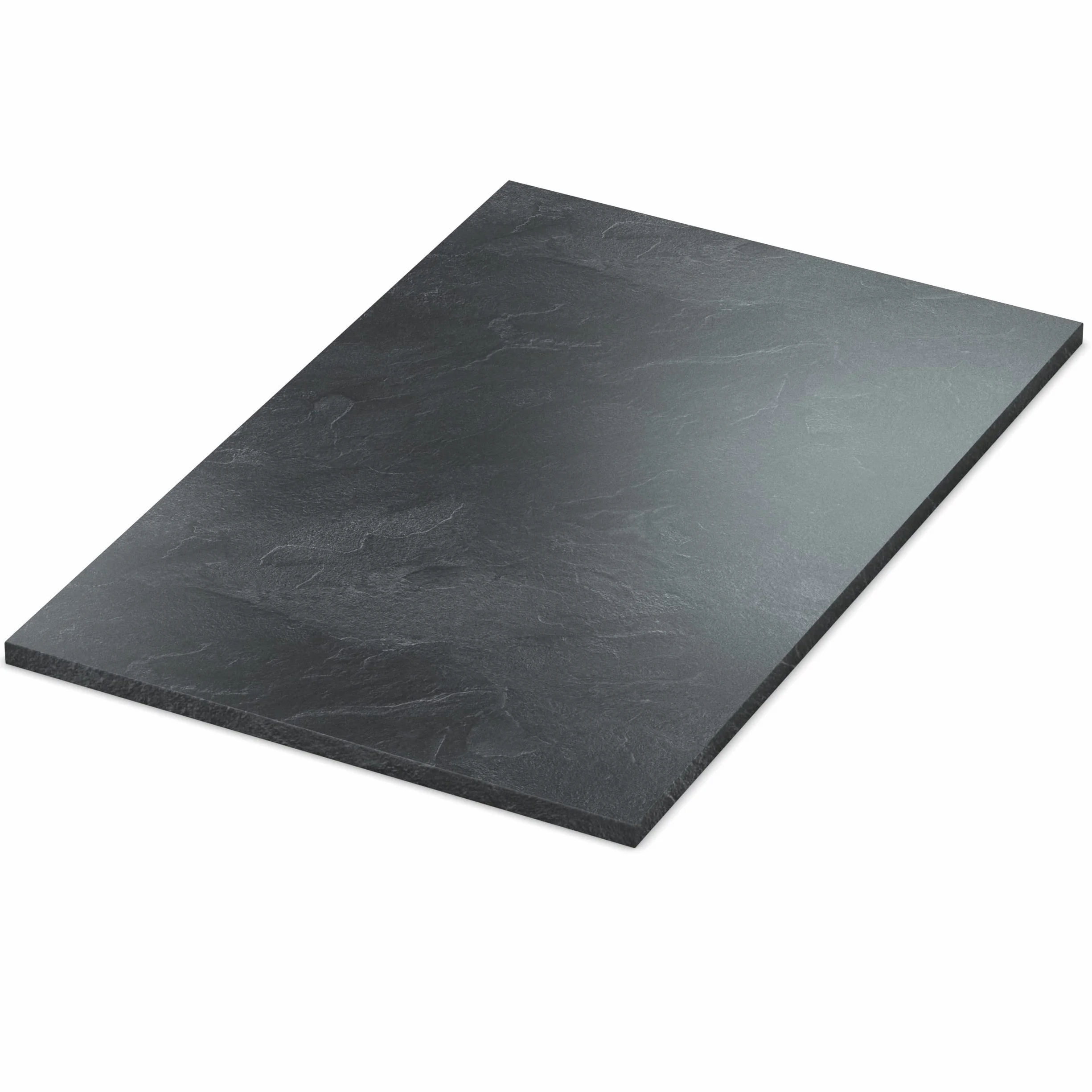 AUPROTEC Tablero de mesa de 28 mm, pizarra, 120 x 50 cm, tablero de partículas con borde ABS de 2 mm y revestimiento de poliuretano, revestimiento de resina de melamina, resistente e impermeable