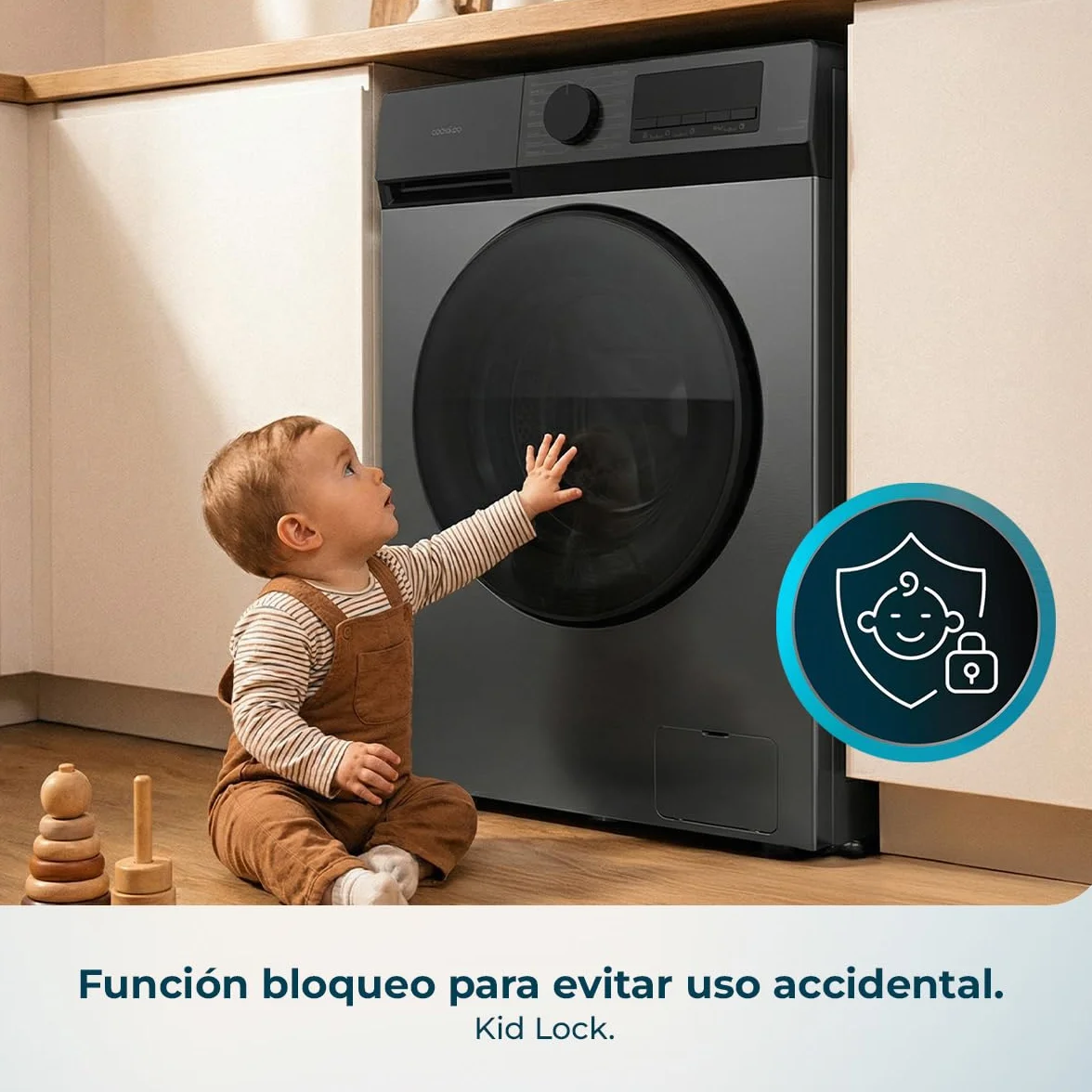 Cecotec Bolero DressCode 10450 Inverter Steel Pralka 10kg 1400 obr/min Klasa A-10%
