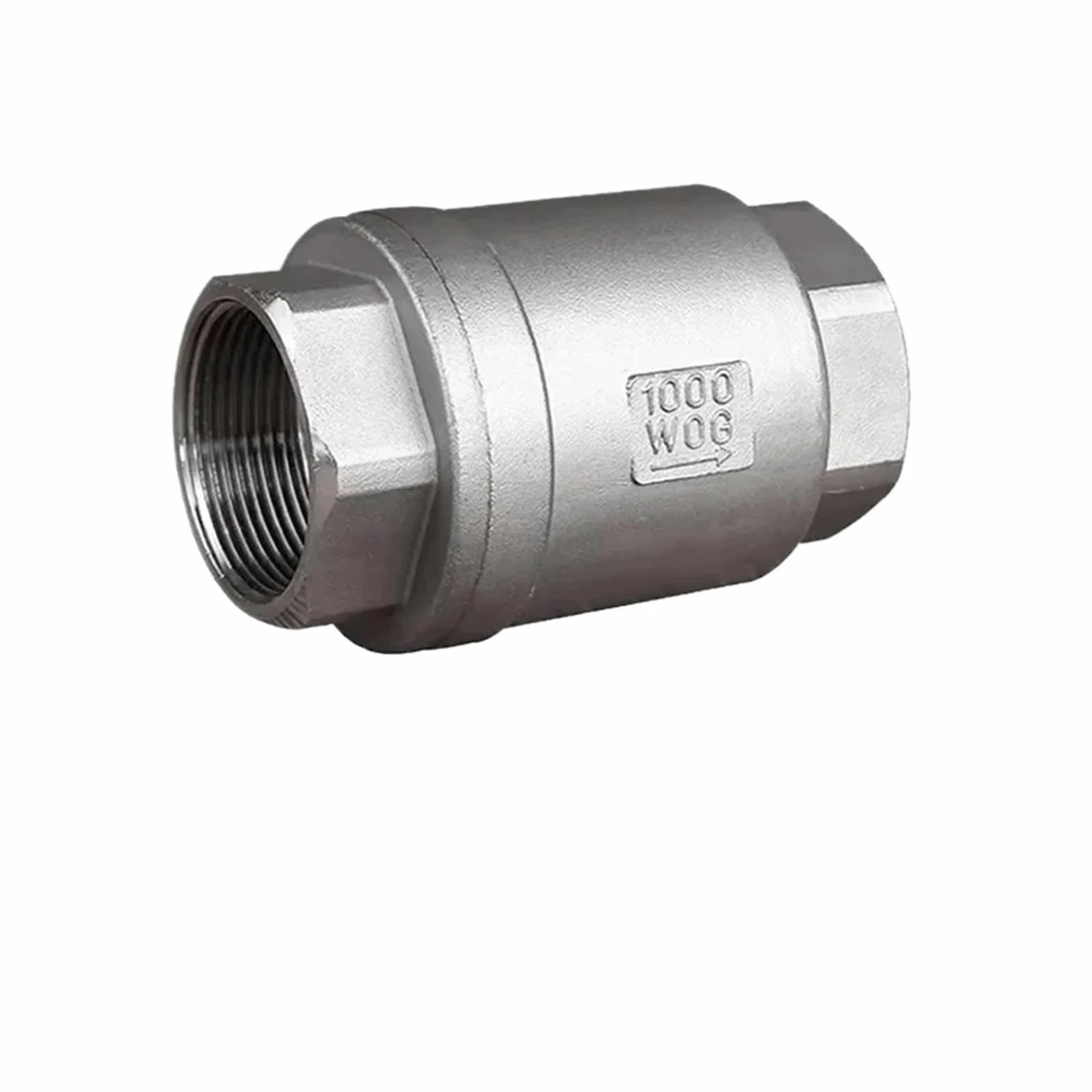 Llave De Paso Agua Válvula de retención vertical de acero inoxidable 304 de 1/2", 1" y 3/4" NPT, H12, for bomba de agua de 2", 1-1/4" y 1-1/2"(1-1/2")