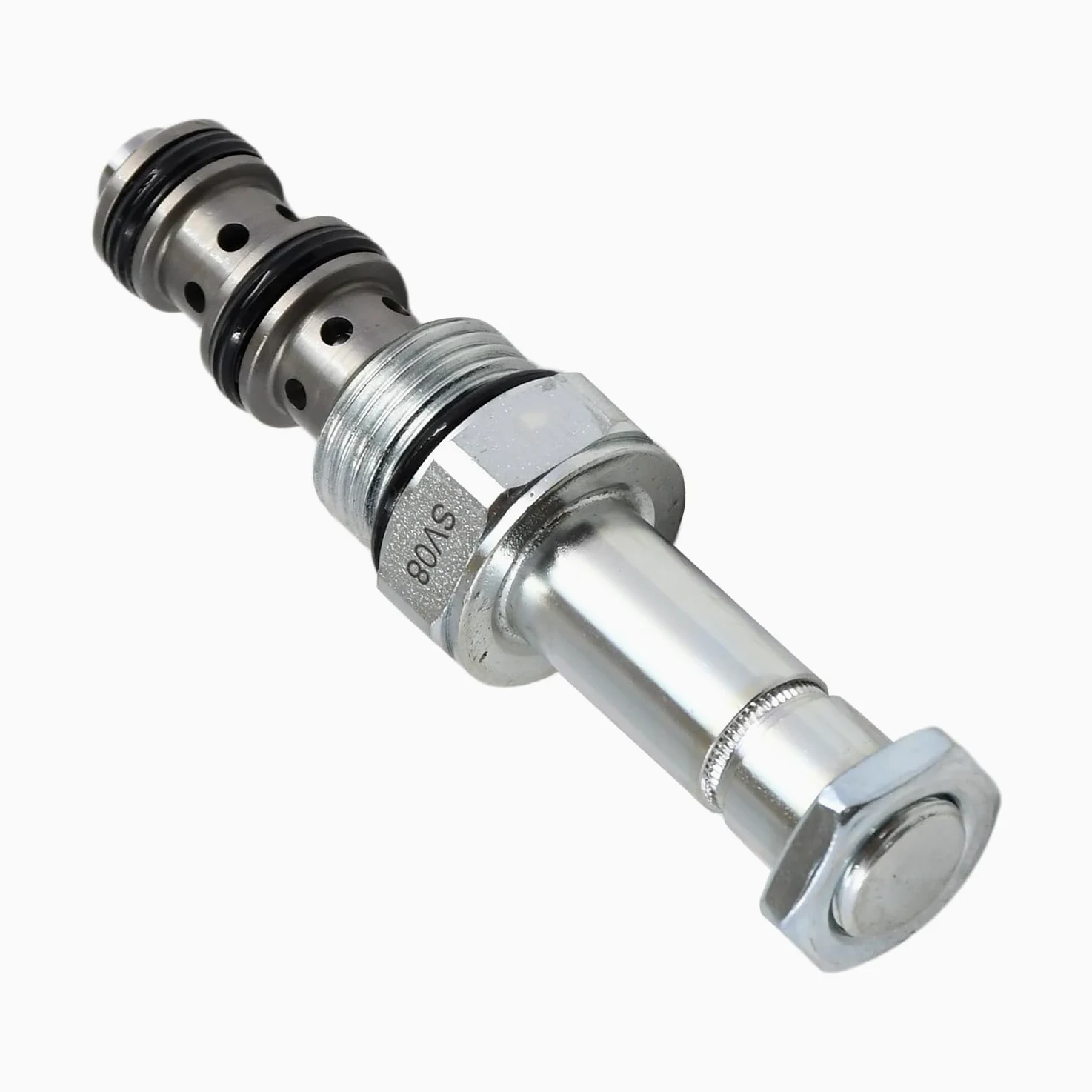 Válvula selectora de cartucho operada por solenoide de 3 vías y 2 posiciones compatible con Hydraforce SV08-30-0-N-00 SV08300N00
