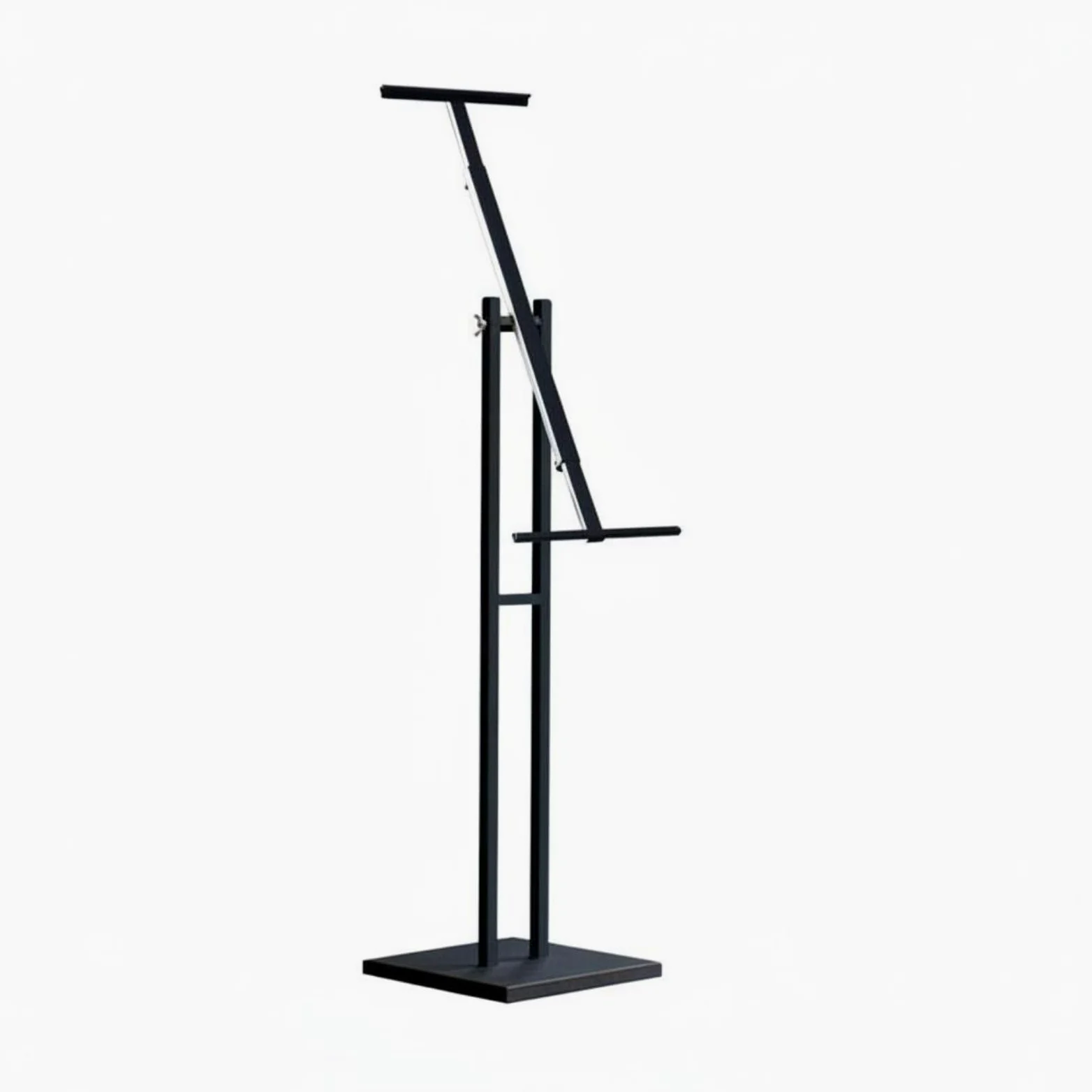 Amagogo Soporte de Carteles de Piso Portapósters Portamenús Expositor Señalizador de Metal con Base Pesada Ajustable y Montaje Rápido Adecuado para Tiendas , Negro , 8jin A Prueba De Viento+Inclinado