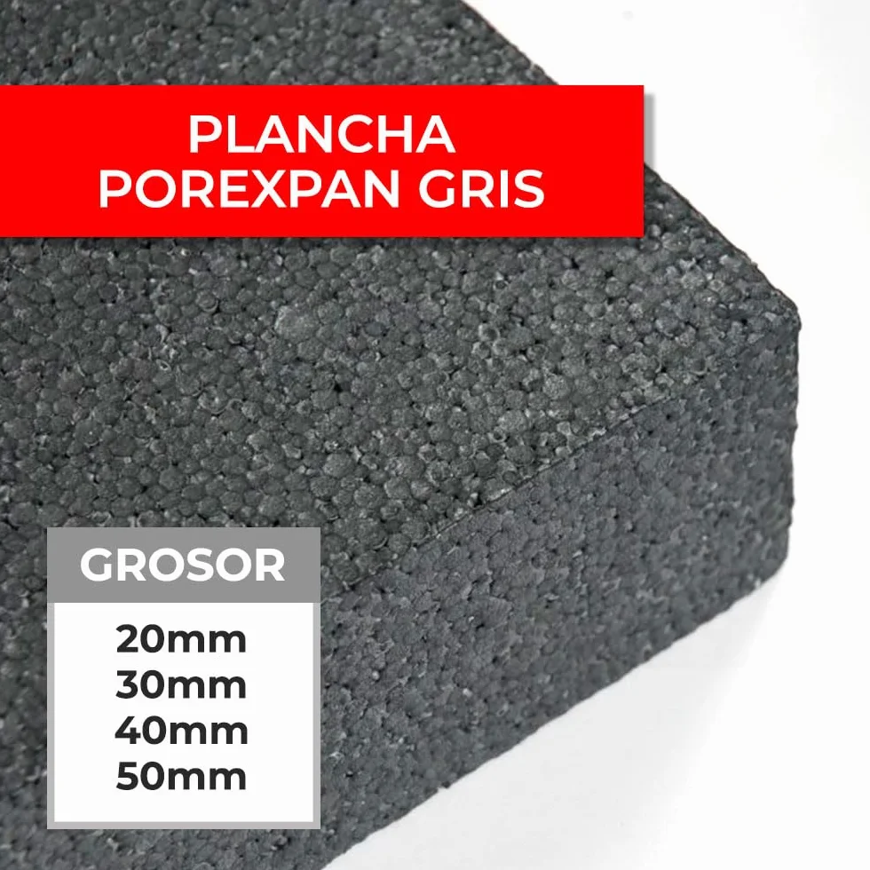 Plancha Poliestireno Expandido EPS 20 kg/m3 30 mm Aislante Térmico Alta Densidad