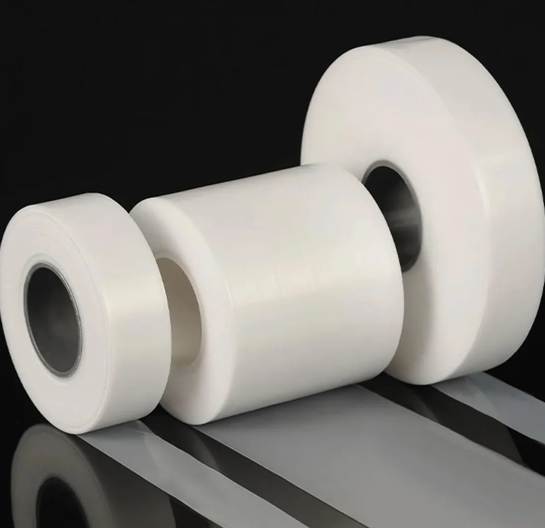 Lámina de película de PTFE blanca 1 m cinta aislante no adhesiva aislamiento alta temperatura 0.05x50mm
