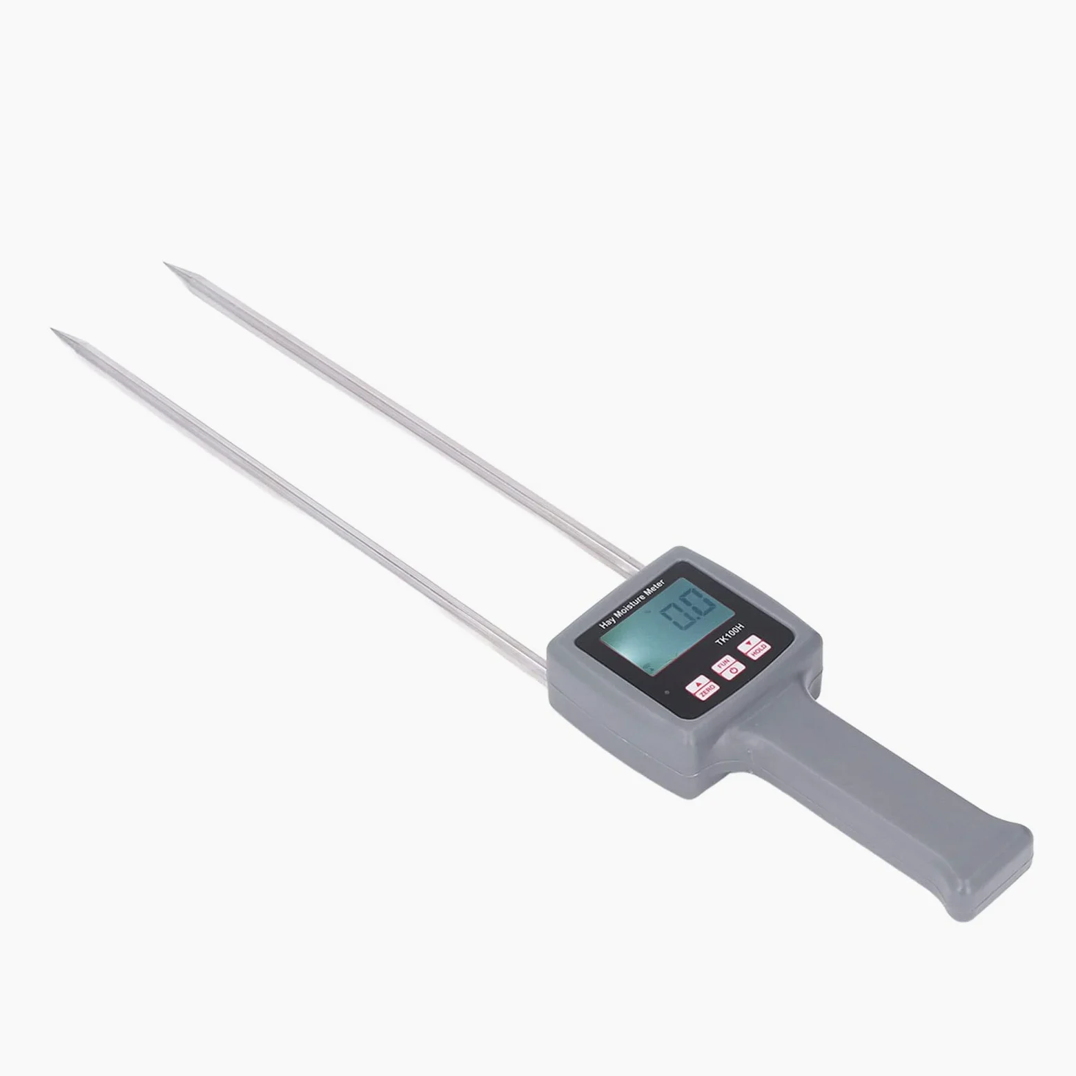 Medidor de Humedad Multifuncional con Pantalla Digital para Medición de Fibra y Heno Peso Ligero ABS 1 Unidad