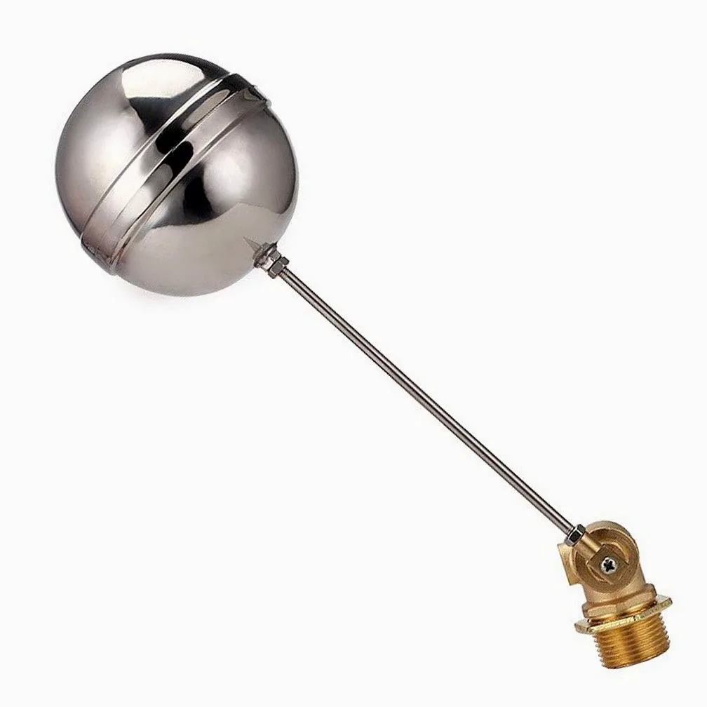 Válvula de flotador acero inoxidable con núcleo cerámico 4/6 puntos/1 pulgada, interruptor control nivel tanque agua(1 Inch Brass ceramic)