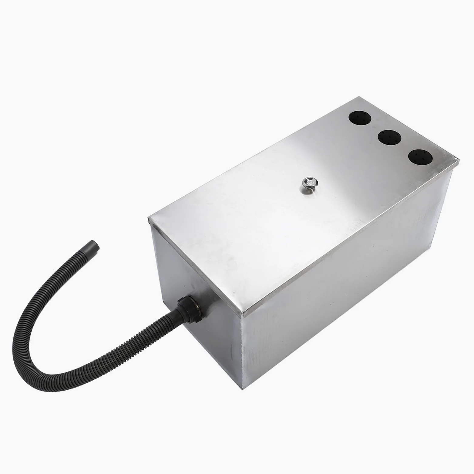 Trampa de Grasa de Acero Inoxidable de 8 Libras, Interceptor de Grasa Comercial de Alta Resistencia de 600 X 300 Mm para Restaurante de Cocina, con Gran Capacidad y Caudal de 4 GPM