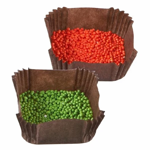 neoLab 1-1361 - Bandejas de pesaje (35 x 35 x 15,8 mm, 500 unidades), color marrón