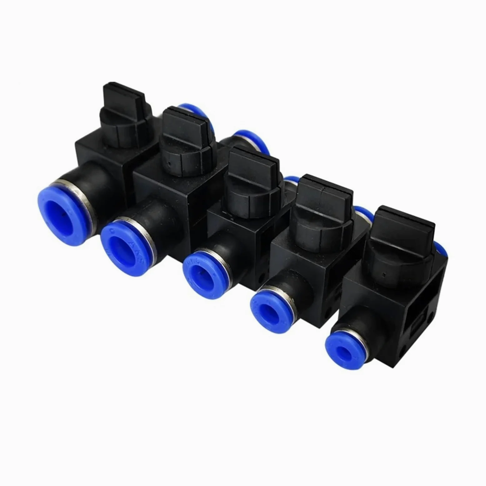10PCS HVFF Pipe Air Connectors Direct Thrust 4 to 12mm Hose Quick Couplings Pneumatic Fitting(HVFF12(10PCS)) Plumbing Fittings