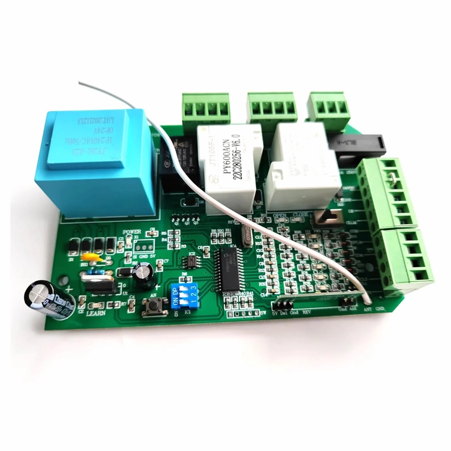Abridor de puerta de garaje, Tablero De Control Eléctrico Py600 Sl1500 for El Tablero Principal Electrónico Del Abridor De Puerta Corredera Se adapta a puertas versátiles (Size : 220V spring switch)