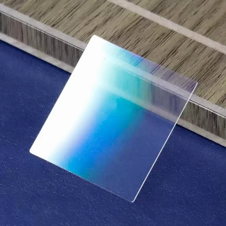 36X38mm Difracción Transmisión Retículo Espectrómetro Espectrómetro Espectroscopia Inspección de precisión Demostración didáctica Ayudas Material PET(100Lines)