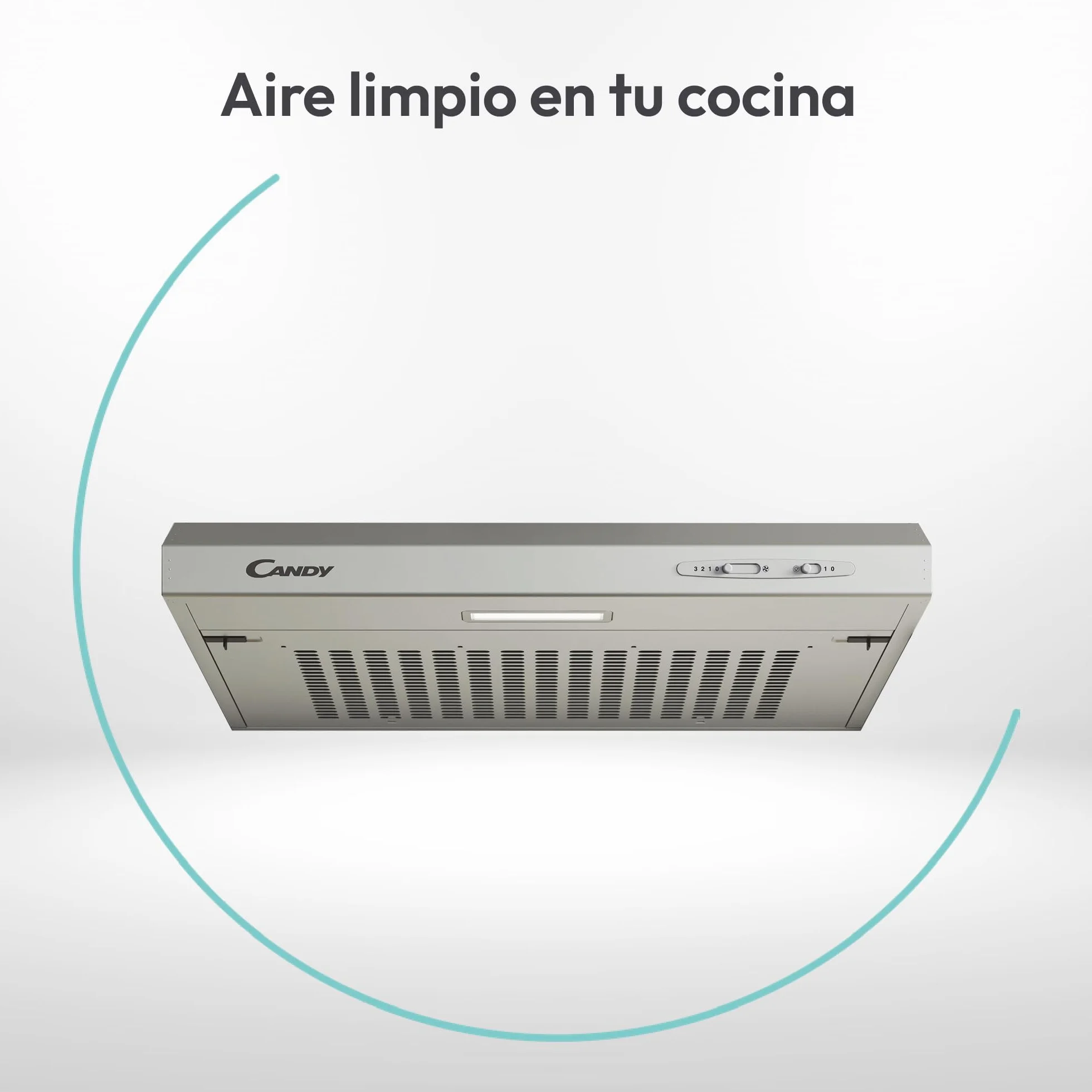 Candy CFT610/5S Campana 60 cm 208 m³/h LED 87.5 W Silver