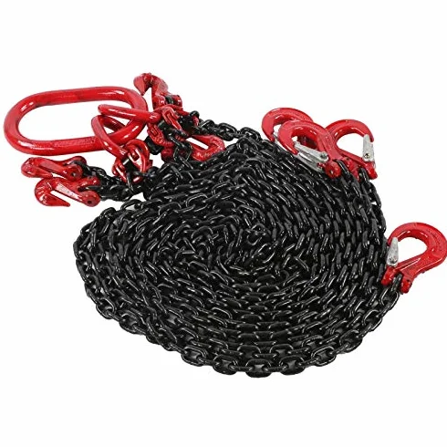 Cadena G80 6 mm x 2 m 4 hebras Acero aleado