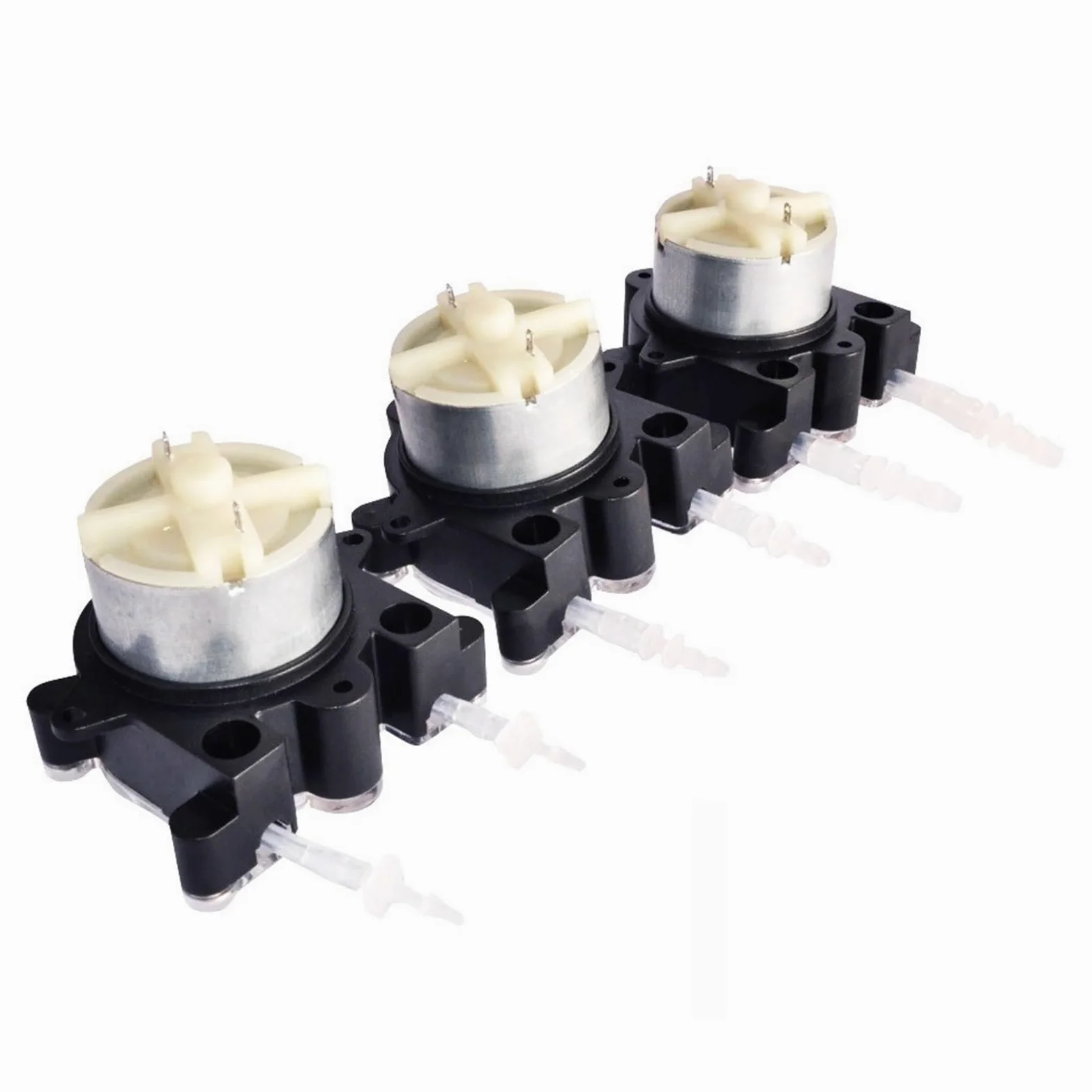 Bomba dosificadora peristáltica de 12 V CC for acuarios y laboratorios - Control de flujo de alta precisión 10-26 ml/min