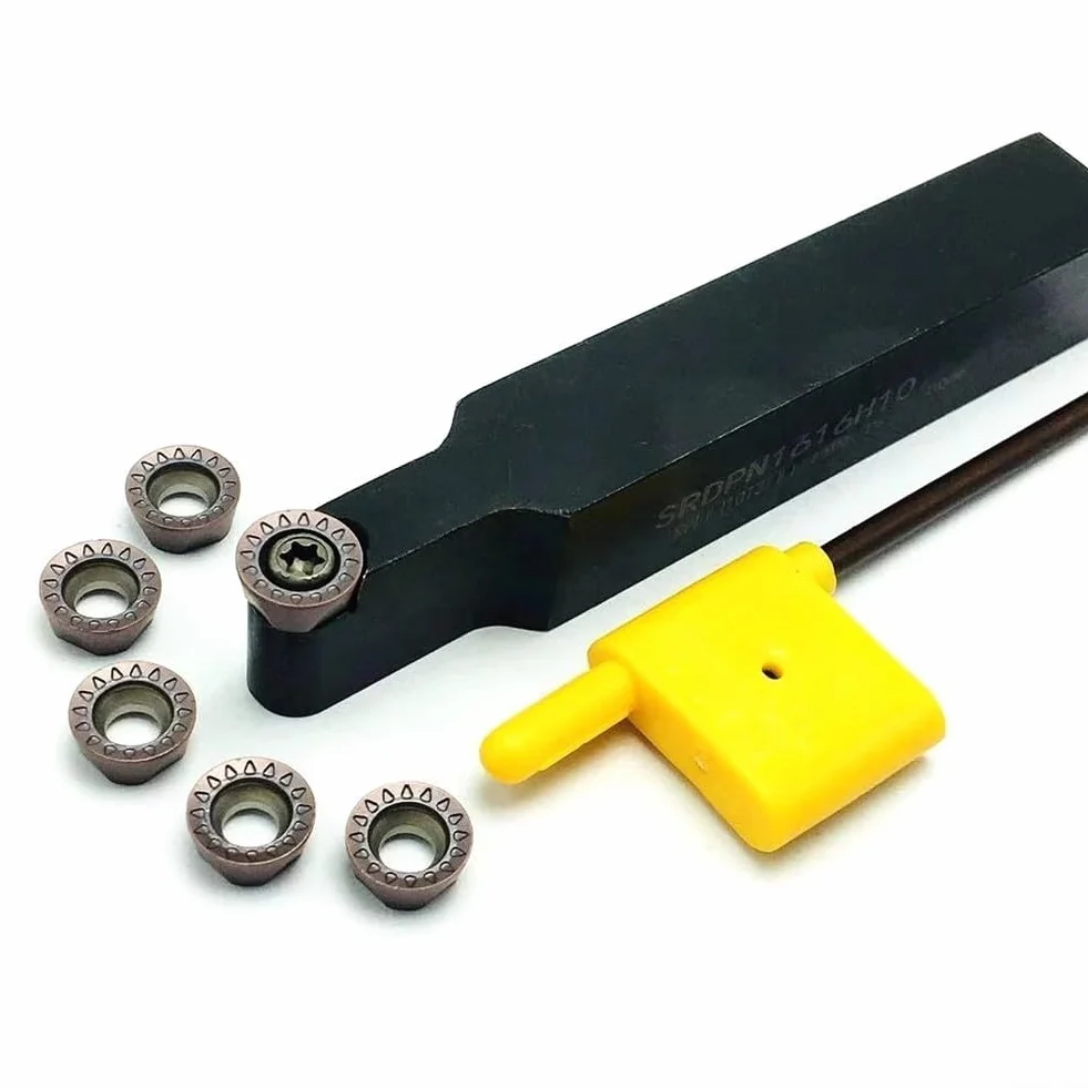 Soporte de herramientas de torneado barra de mandrinar 10 piezas RPMT10T3MO insertos de carburo para torno CNC
