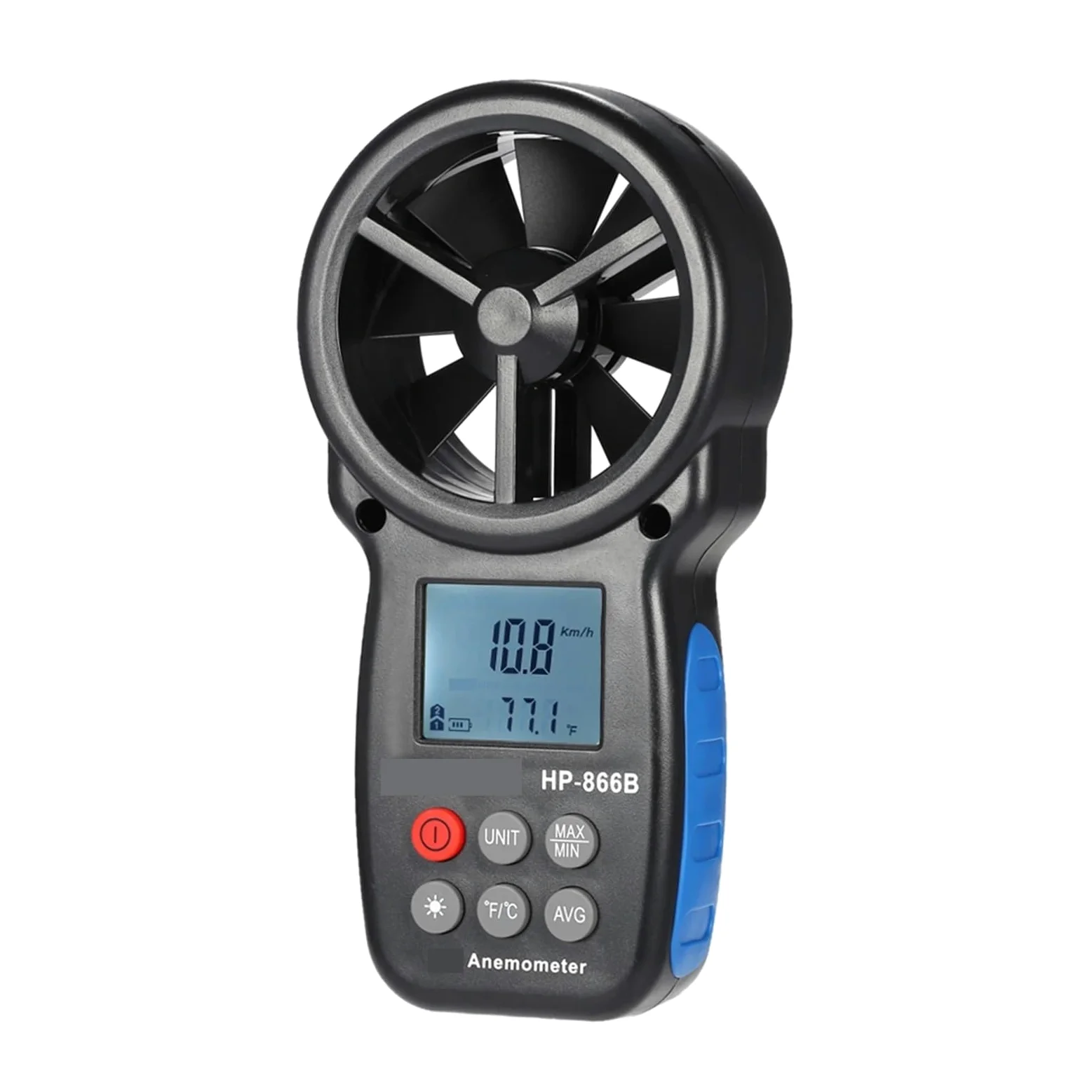 Anemómetro Digital 866B Velocidad del Viento Medición de la Temperatura de la Velocidad del Aire