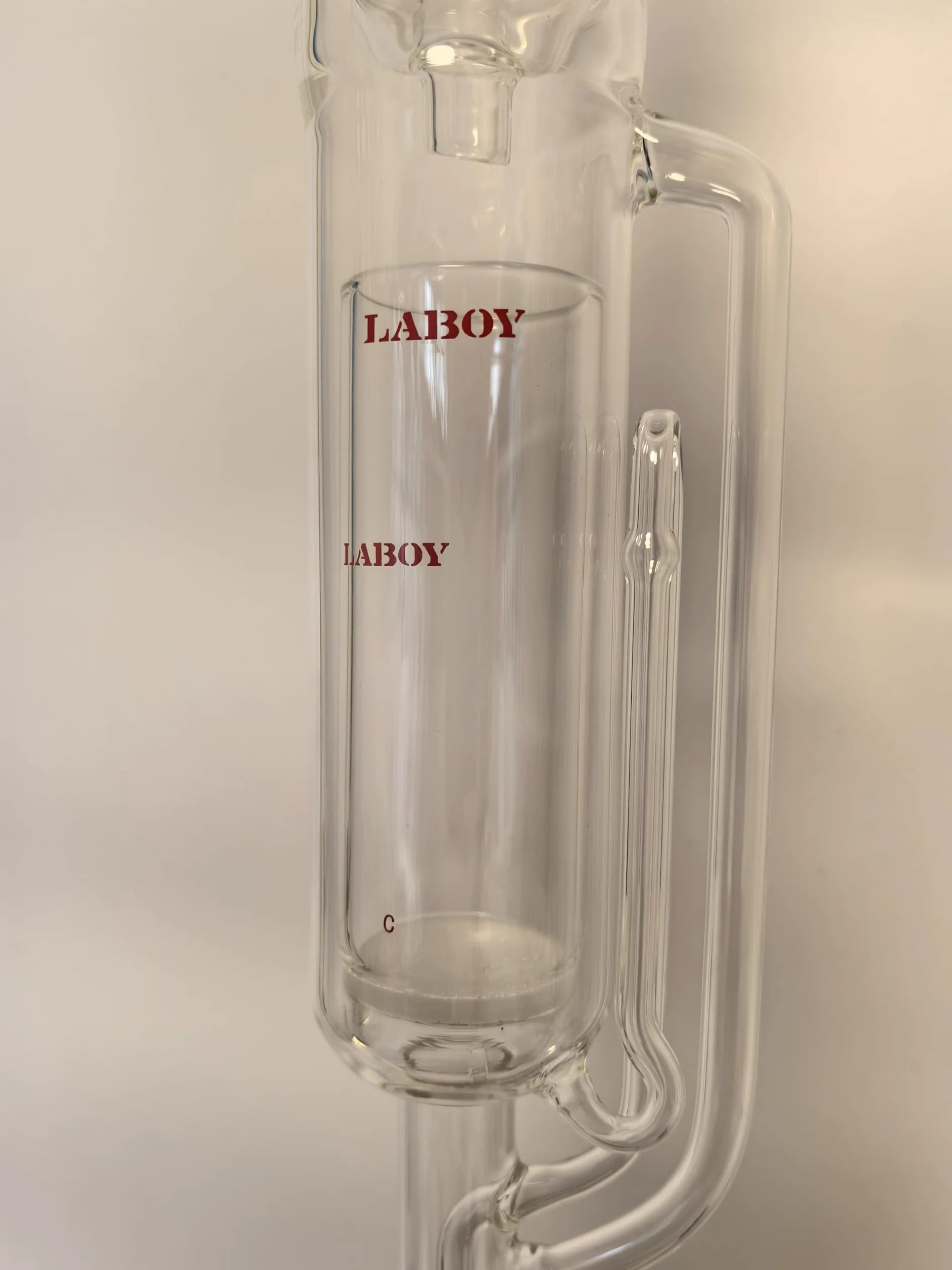 Laboy - Juego de accesorios de extracción de esoxhlet de vidrio con tubo de extracción de soxhlet, condensador Allihn y dedal de extracción