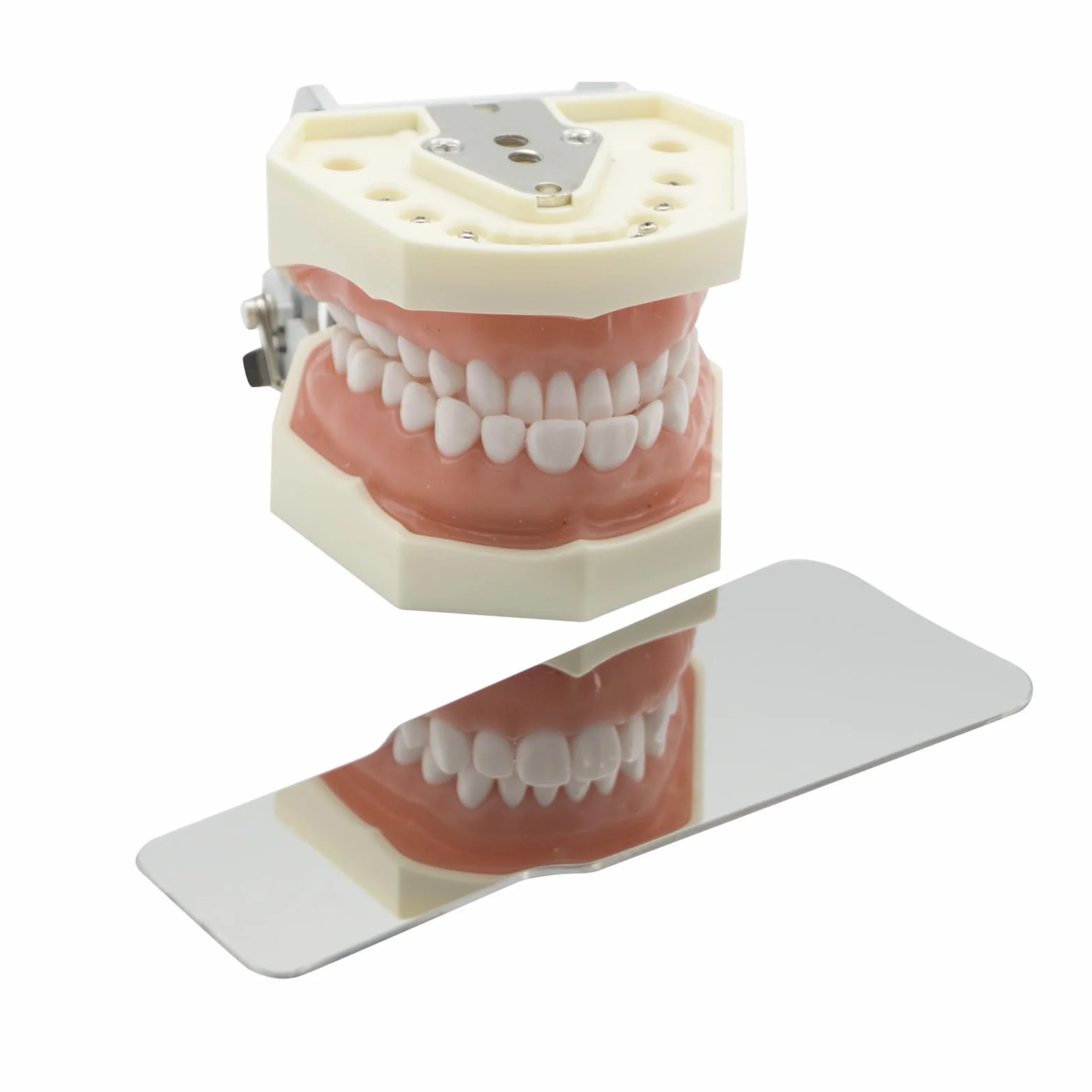 Espejos intraorales para fotografía dental, espejo reflector, oclusal de cristal, ortodóntico de dos caras, LED, cargador inalámbrico y ventilador