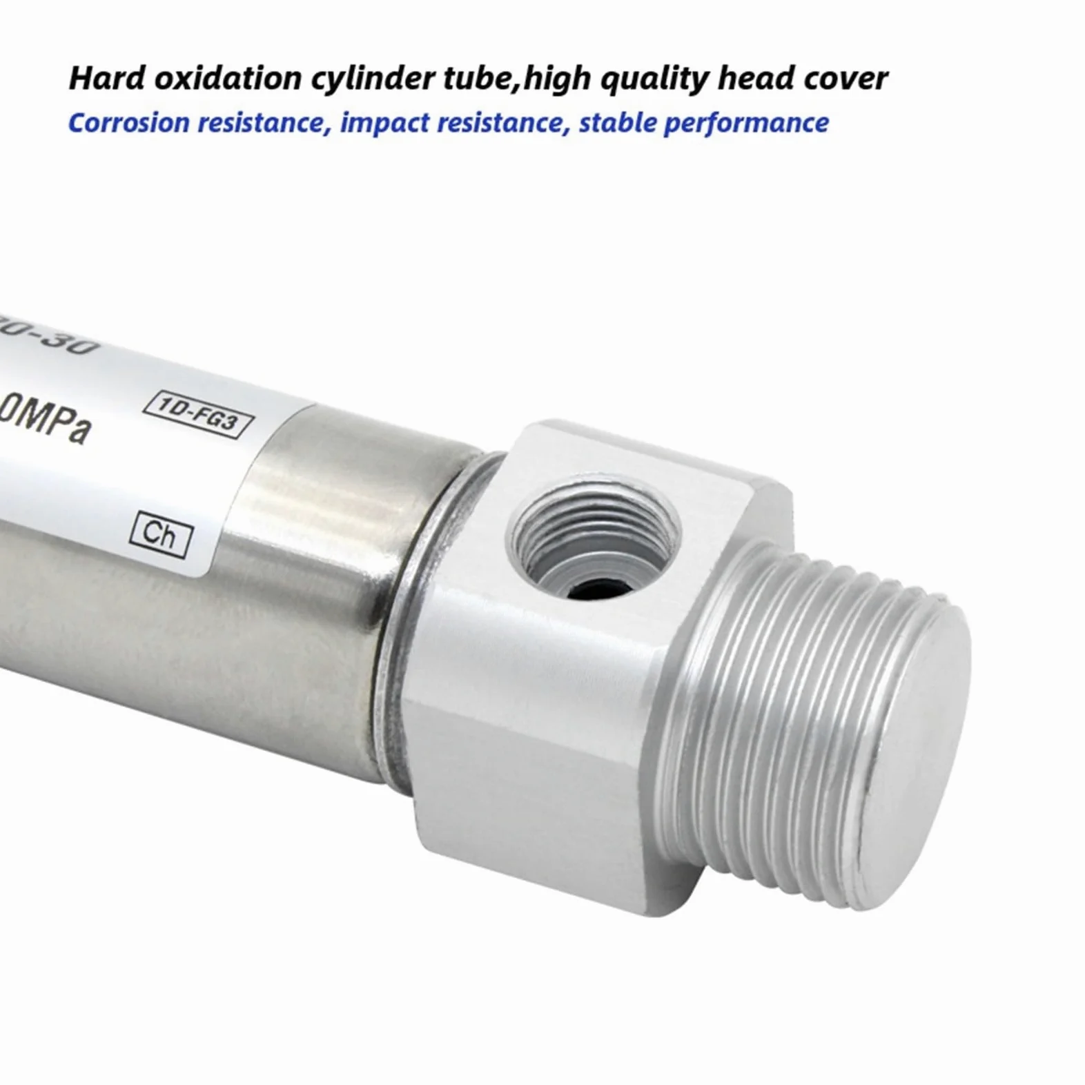 Mini cilindro neumático estándar de doble efecto con vástago simple CDM2B20 CDM2B25 CDM2B32 CDM2B40(175mm stroke,CM2B20)