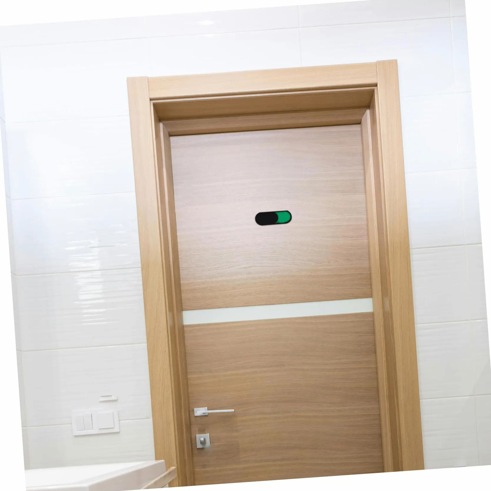 Housoutil 32 Piezas Carteles Deslizantes para Puerta Señal de Estado Ocupado para Oficina y Instalación Material Resistente Indicador Práctico para Reuniones y Privacidad