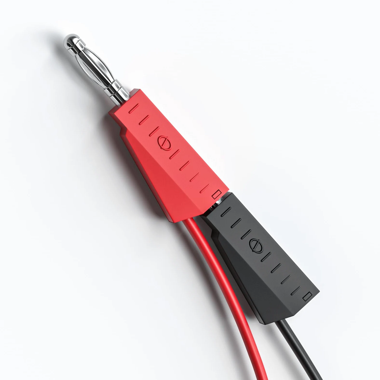 Goupchn apilable Banana Plug to Breadboard Macho Jumper Alambres Suave Flexible Silicona Conectores Electricos Prueba Conduce para Prueba Eléctrica