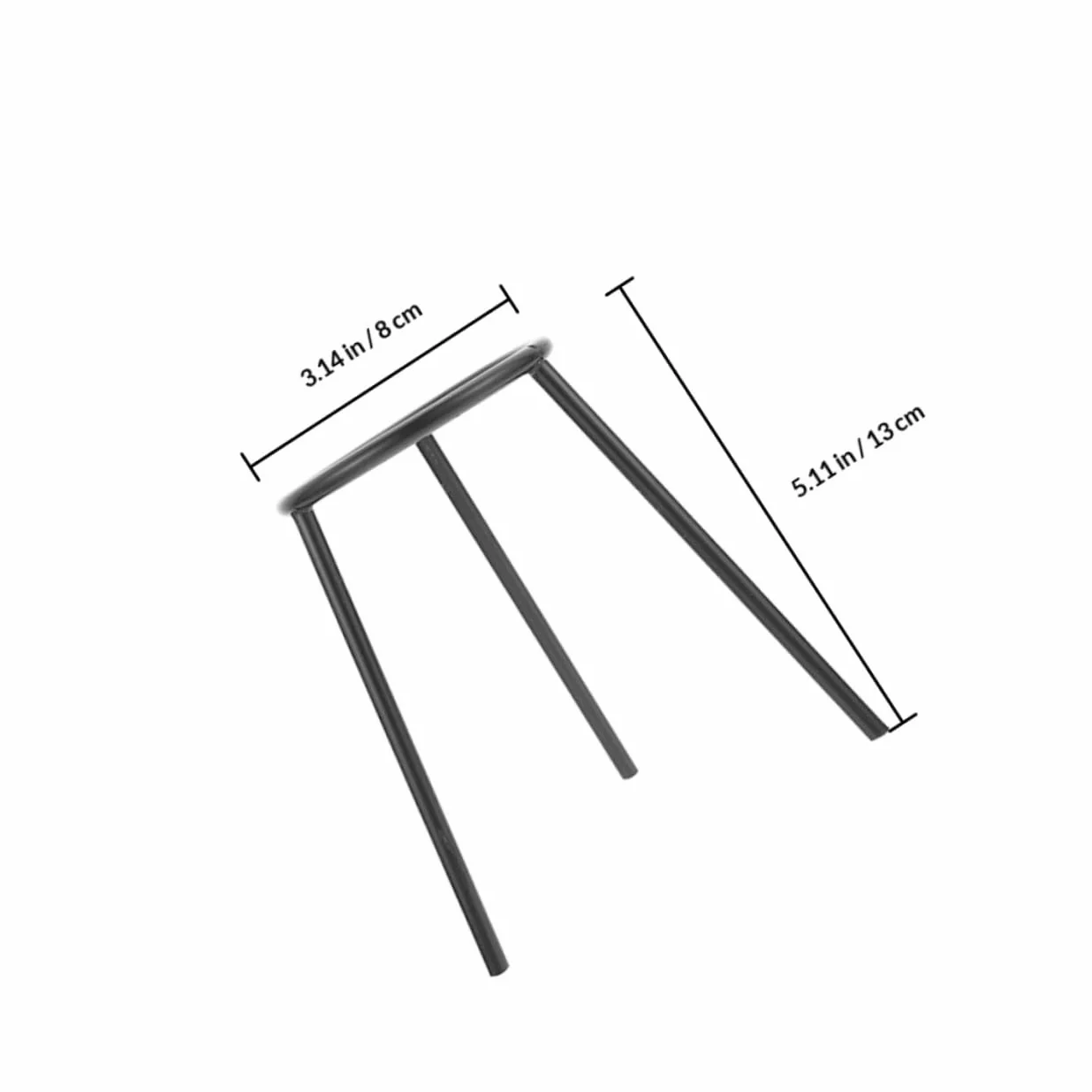 Soporte de Trípode de Hierro para Laboratorio, Paquete de 3 Piezas para Experimentos Científicos