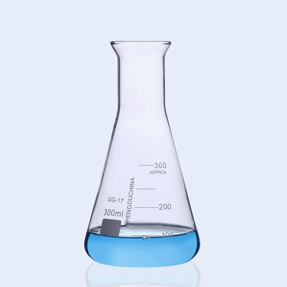 Campana de vidrio graduada GG-17, 50 100 250 500 1000ml, botella de boca ancha, cristalería de laboratorio, experiencia química(2000ml 2PCS)