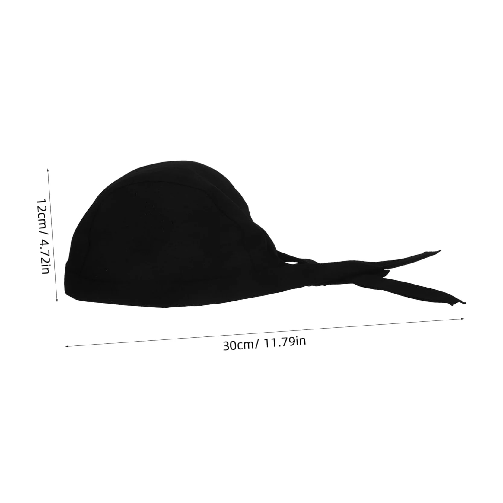 6 Gorros de Chef Negros de Algodón Cómodos y Ajustables para Cocina Profesional en Restaurante y Cafetería