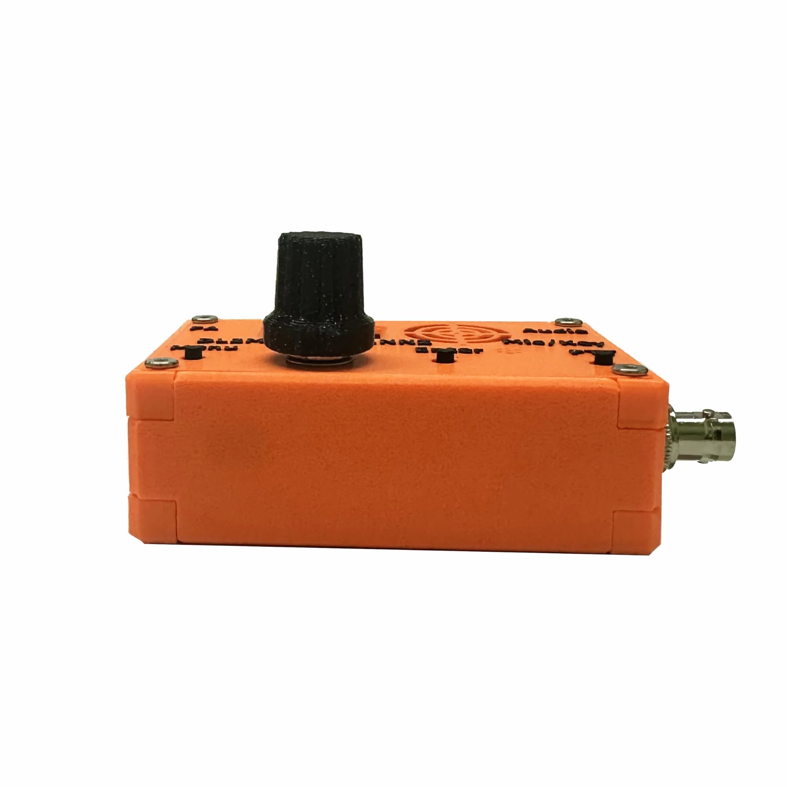 transceptor tr usdx de 5 bandas usdx multimodo QRP montado con funda por PE1NNZ y DL2MAN funda de impresión 3D naranja