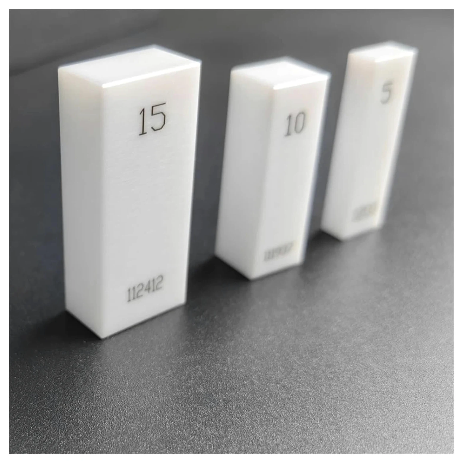 1 unidad de 1-100mm, bloque de calibre de cerámica único, calibración de bloque estándar, calibrador micrométrico, herramientas de carpintería Medición precisa(1 grade,100mm)