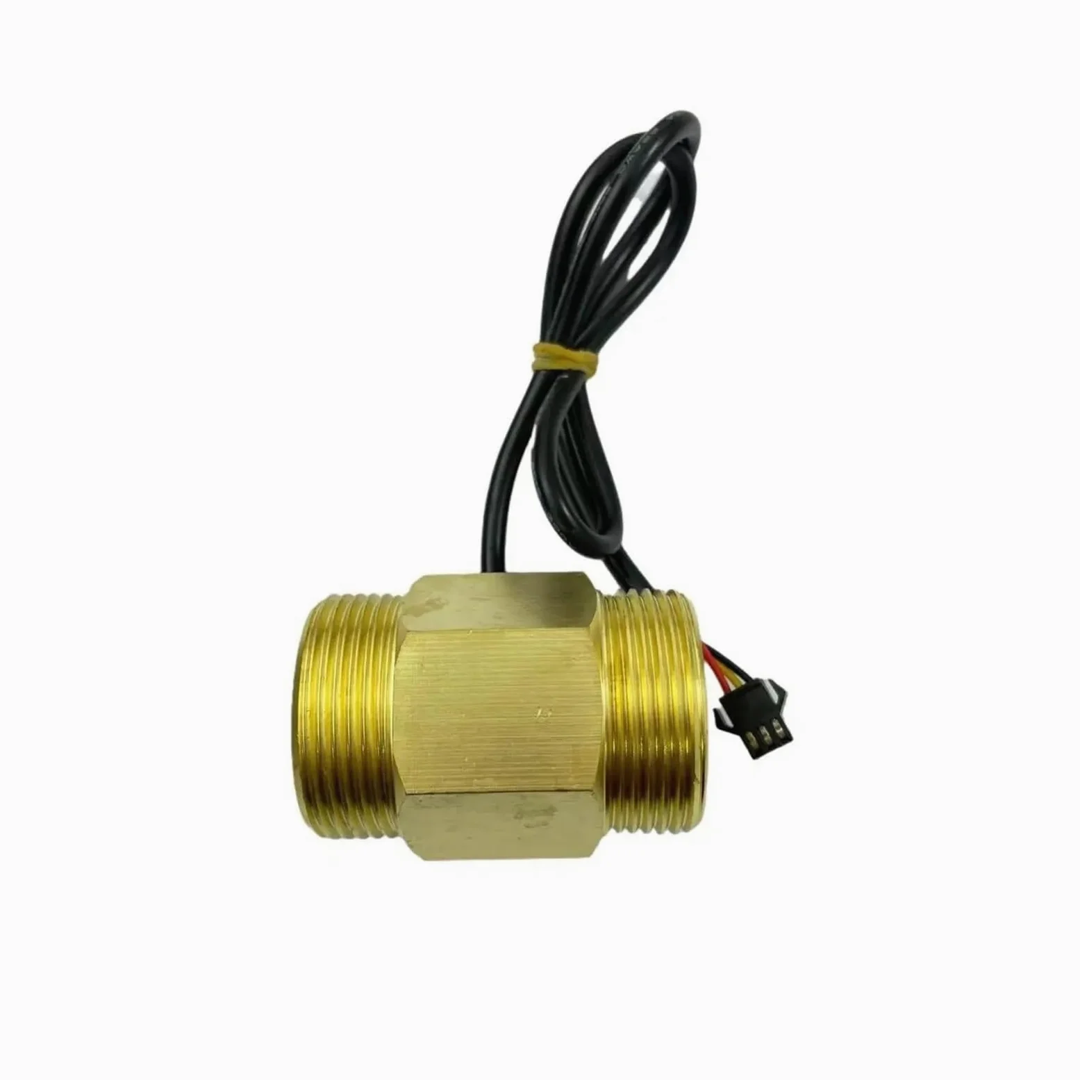 DN32-T 3-120L/min Sensor de flujo efecto Hall agua BSP G1 1/4 "extremo roscado DN32 conexión 3% medidor error Easy to install and operate(2PCS)