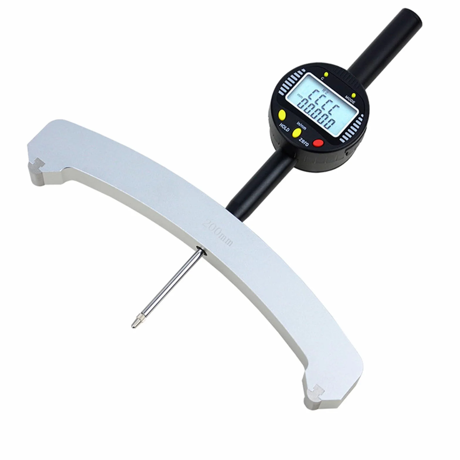Medidor Electrónico Radio Interior Y Exterior,Medidor Radio Digital Alta Precisión,Rango Medición 0-50,8 Mm,Precisión 30um,para Piezas Mecánicas,Moldes Madera