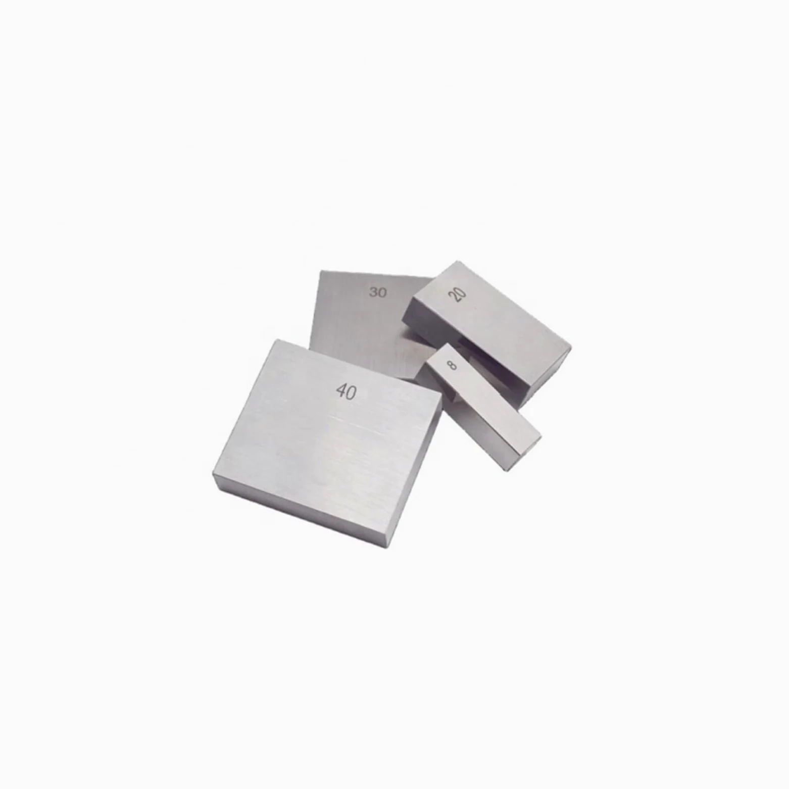 Juego de Calibres, Bloque patrón de precisión, bloque acero, escuadra, calibre vernier, micrómetro(40mm 0 grade)