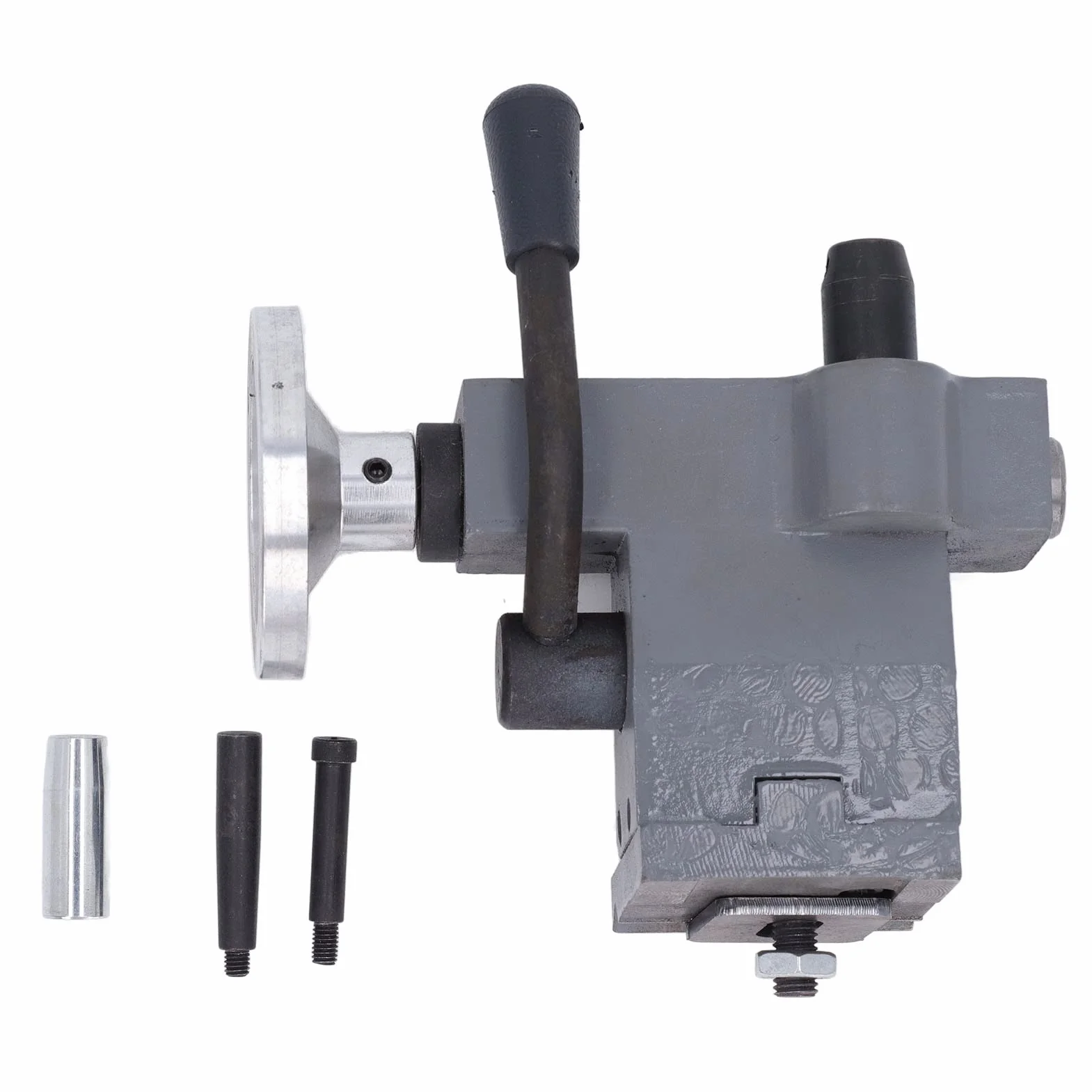 Contrapunto de Torno de Aluminio Fundido a Presión, Accesorios de Mini Torno, Contrapunto de Montaje Central Trasero de Mini Torno, Potencia de Repuesto de Contrapunto, Tornos de