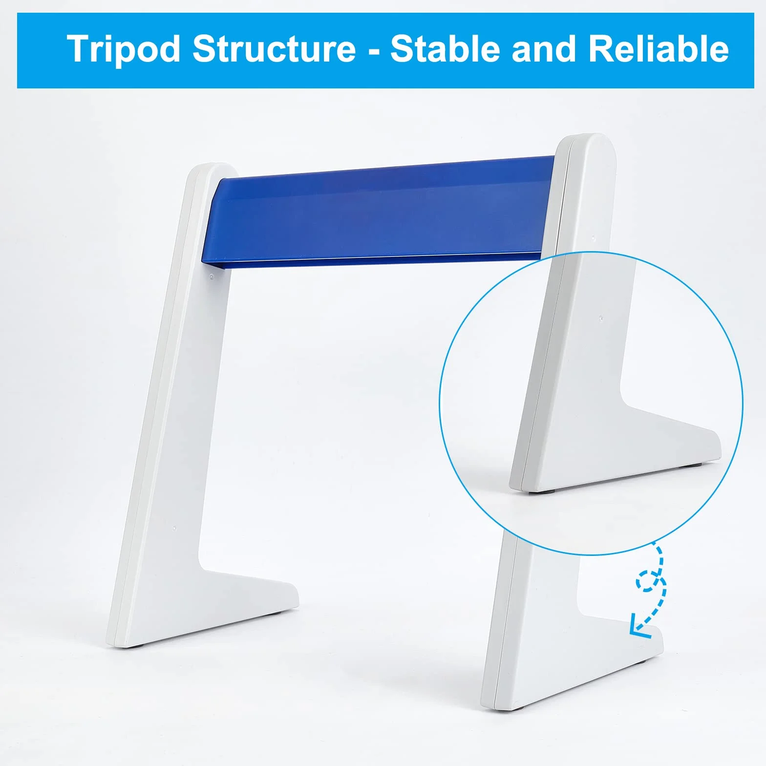 OLYCRAFT Soporte para pipetas de laboratorio para 6 pipetas, lineal, azul