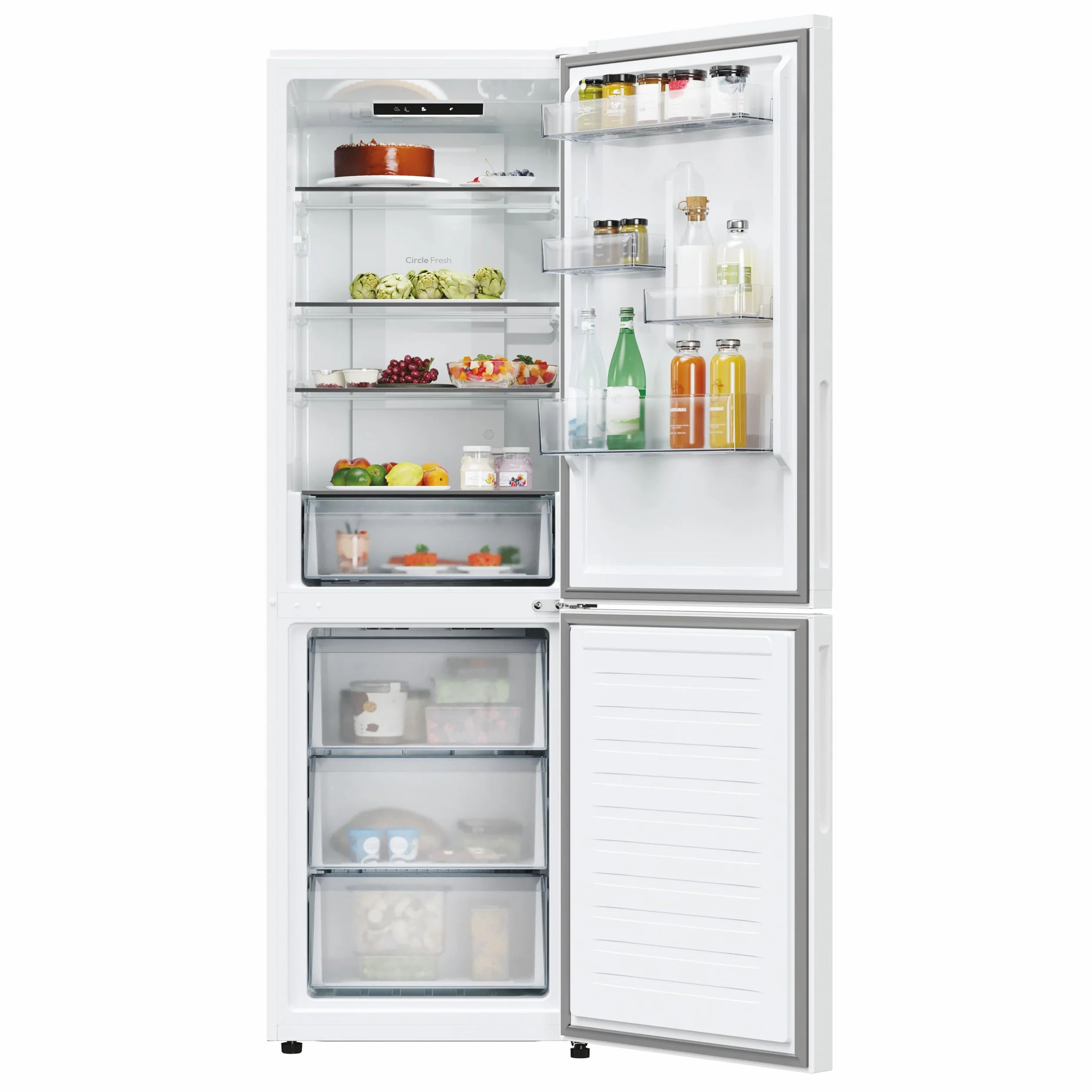 Candy Fresco 300 CNCQ2T618EW Frigorífico Combi 355L Total No Frost Circle+ 60x185cm Blanco