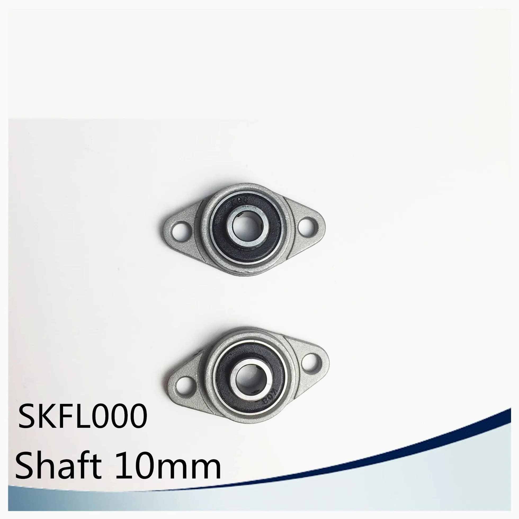 SKFL000 Eje de cojinete 10 mm (4 piezas) SSKFL000 Chumacera de acero inoxidable S KFL000 10 mm RodamientosAB