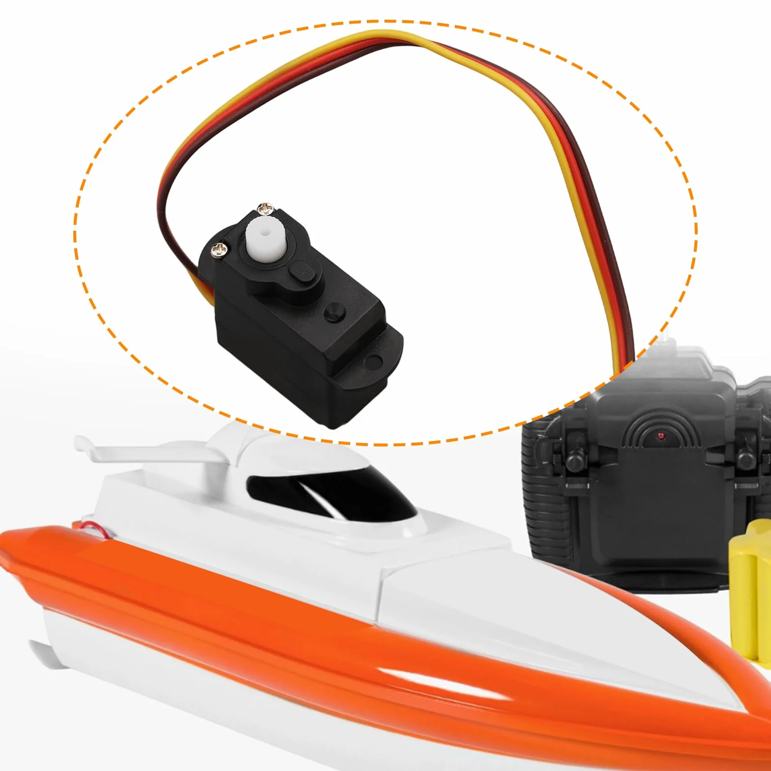 ECSiNG Servo digital 2 g 1,0 mm 260° para modelos de coches y mini aviones