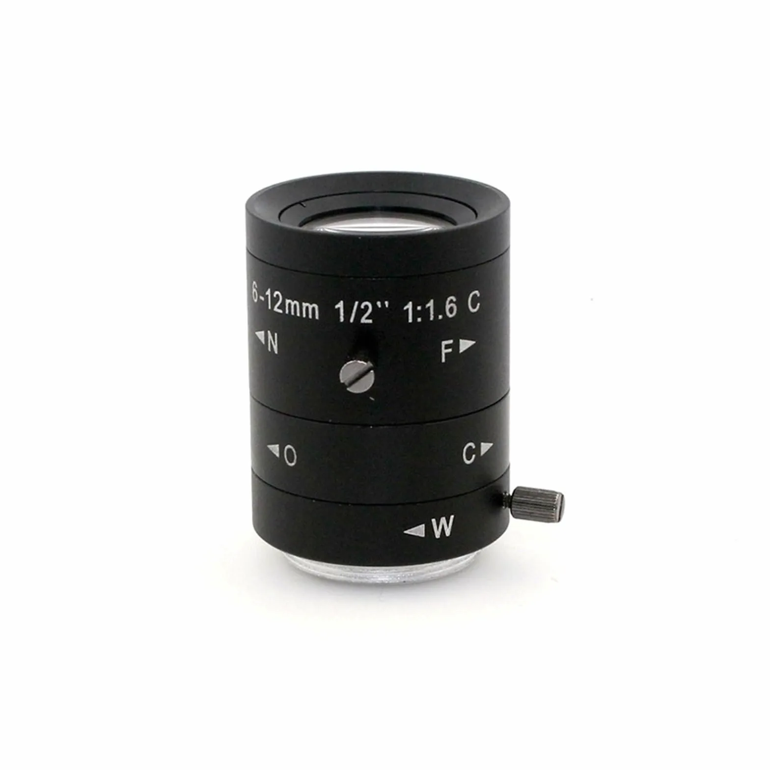 Cámara para Microscopio, HD 5MP Zoom 6-12mm Lente Industrial con Montura C Sin distorsión de cámara