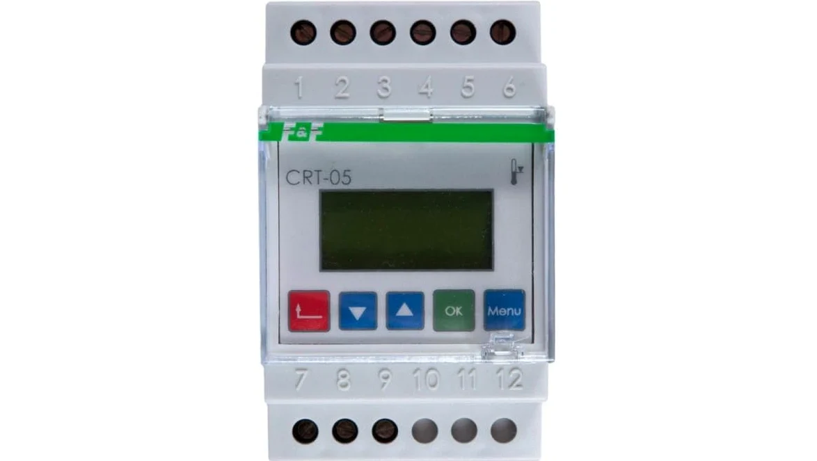 Controlador de temperatura de 2 funciones -100-400 st.C 16A 1P Digital CRT-05 f&f 5908312592662