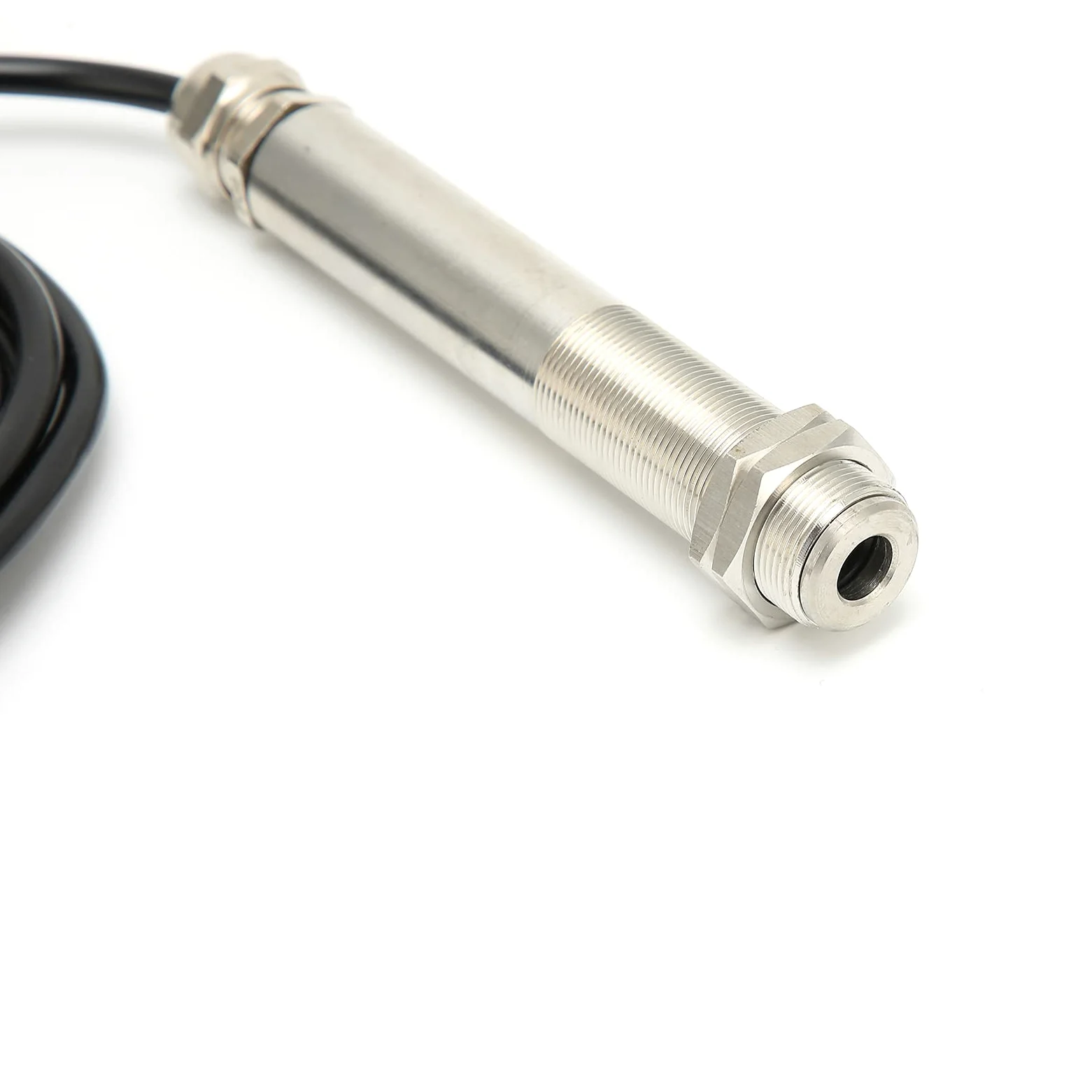 Cocoarm Sonda de Sensor de Temperatura, Sonda de Temperatura Infrarroja Fija, Salida de 24 V CC de 4 a 20 MA, Carcasa de Acero Inoxidable, Cable de 1,5 M, Respuesta Rápida de 100 Ms para Equipos