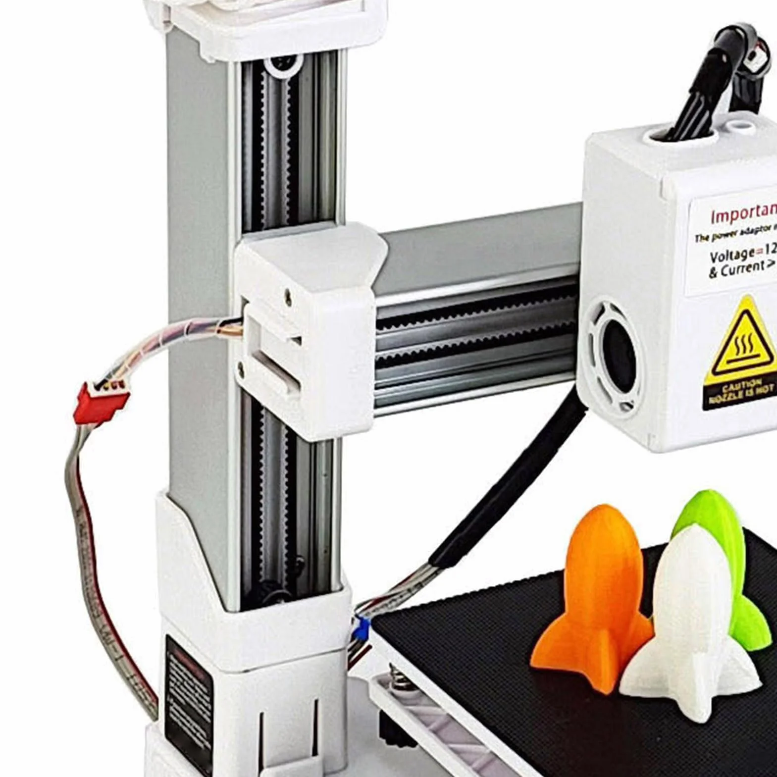 Impresora 3D, alta precisión, 10-40 mm/s, mini impresoras 3D para principiantes y aficionados al bricolaje, admite filamento PLA TPU de 1,75 mm, impresora 3D para principiantes con formato de