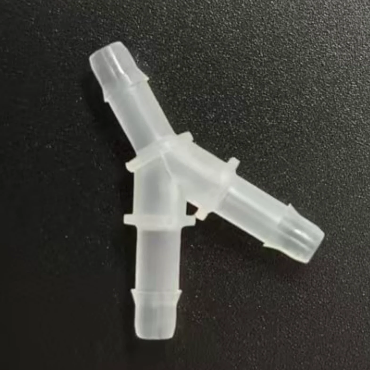 Manguera de púas de 3 vías, 100 adaptadores de manguera de polipropileno para laboratorio, maquinaria de alimentos y uso en acuarios, 9,6 mm, 4,8 mm extendido