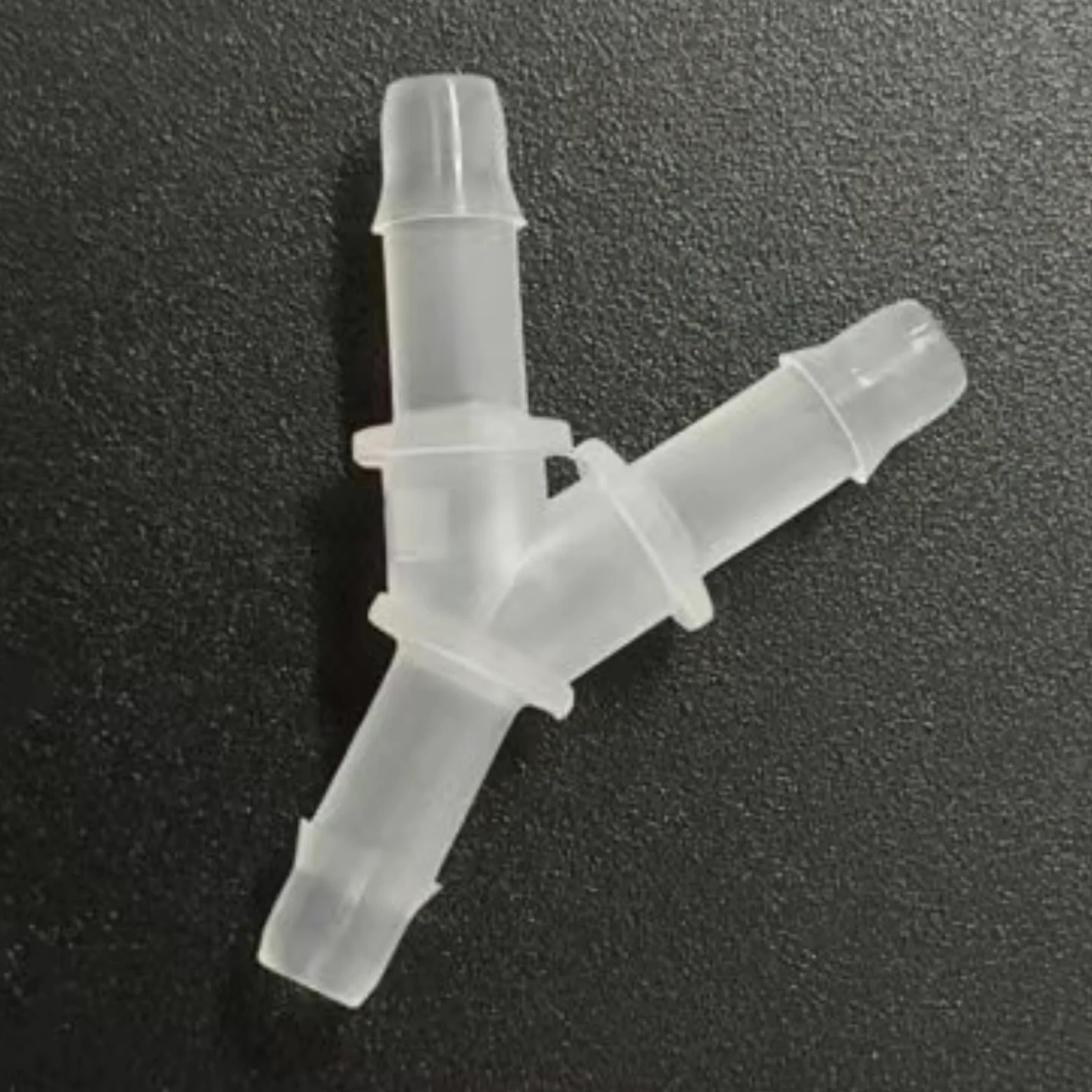 Manguera de púas de 3 vías, 100 adaptadores de manguera de polipropileno para laboratorio, maquinaria de alimentos y uso en acuarios, 9,6 mm, 4,8 mm extendido