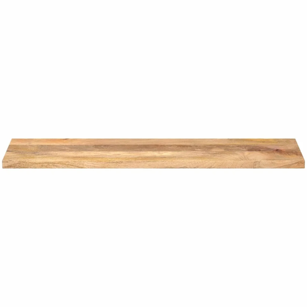 Genérico Tablero de Mesa Rectangular Madera Maciza Mango 100x30x3,8 cm,Mobiliario,Accesorios para mesas,Tableros para mesas,Marrón,8.26 kg,371503